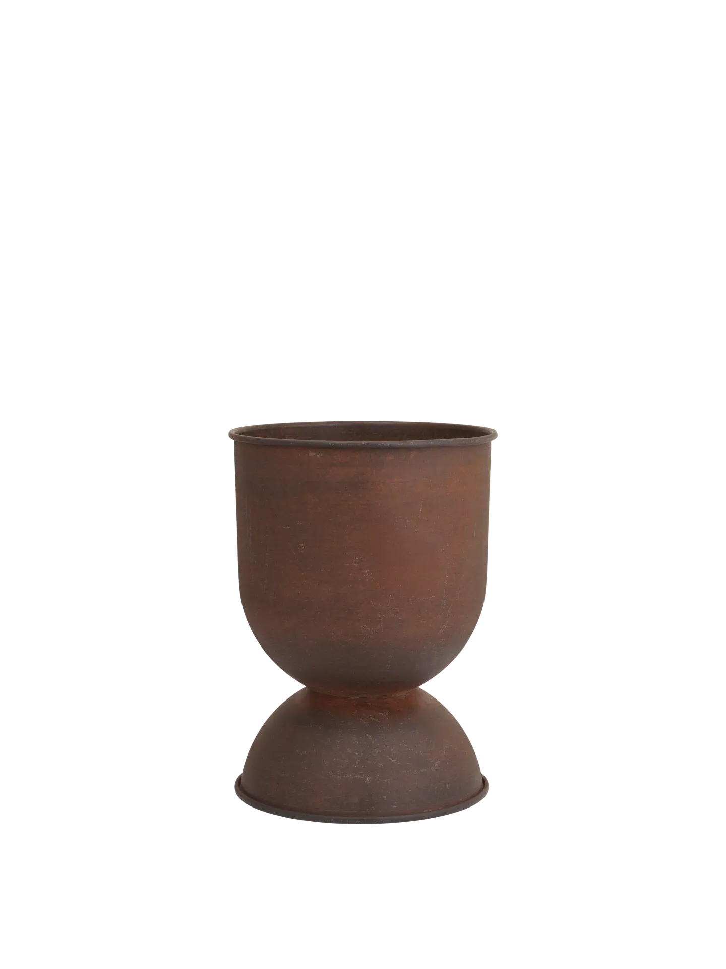 Hourglass Small Plant Pot - Rust, Iron product