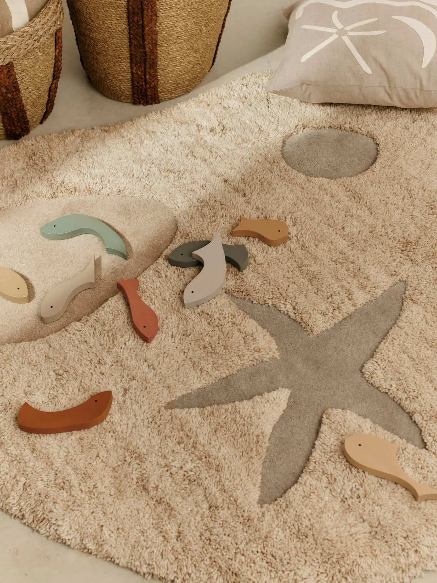 Kove Tufted Rug - Off-White, Wool alternate view