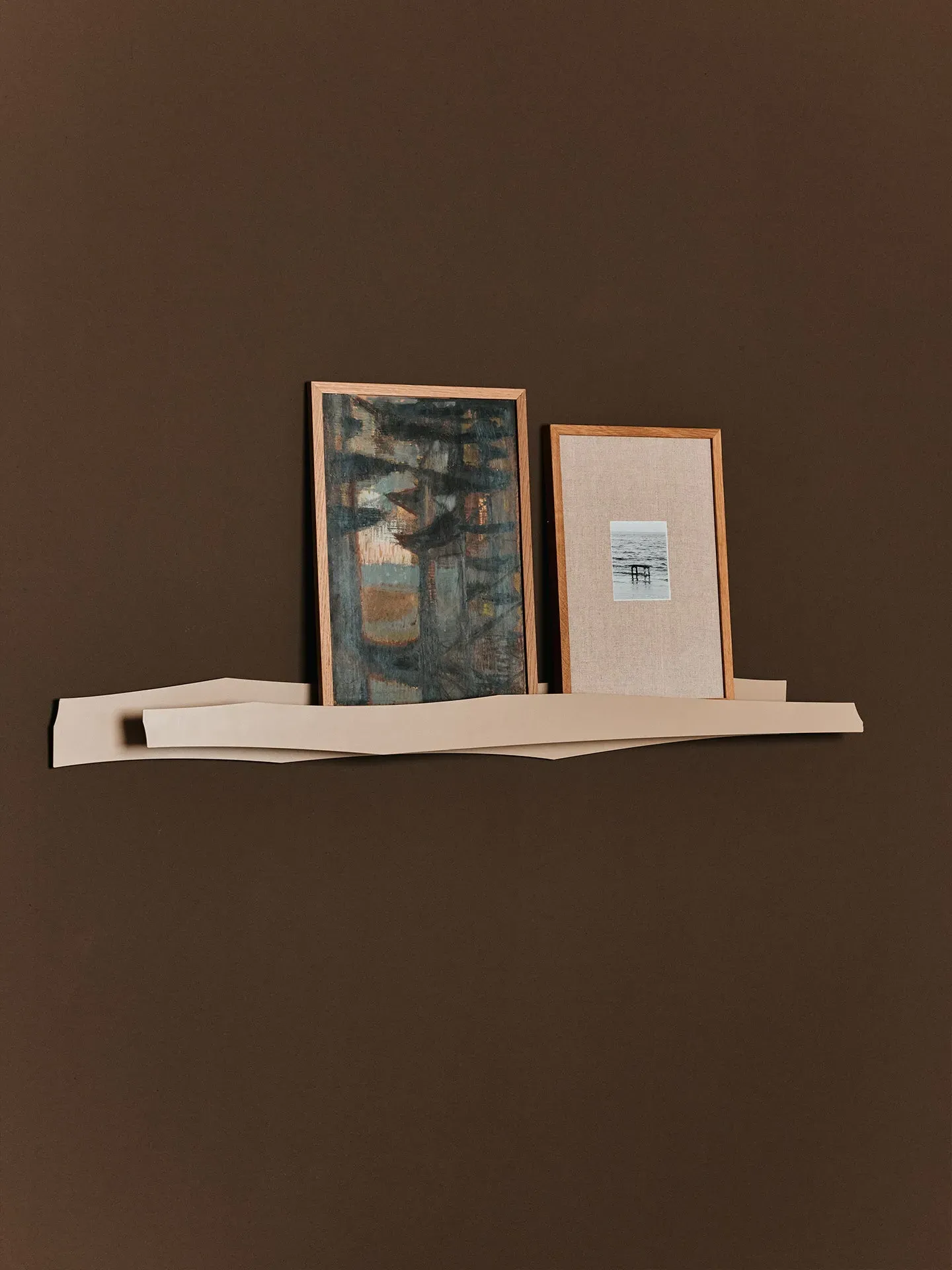 Leta Picture Rail - Cashmere, Iron alternate view