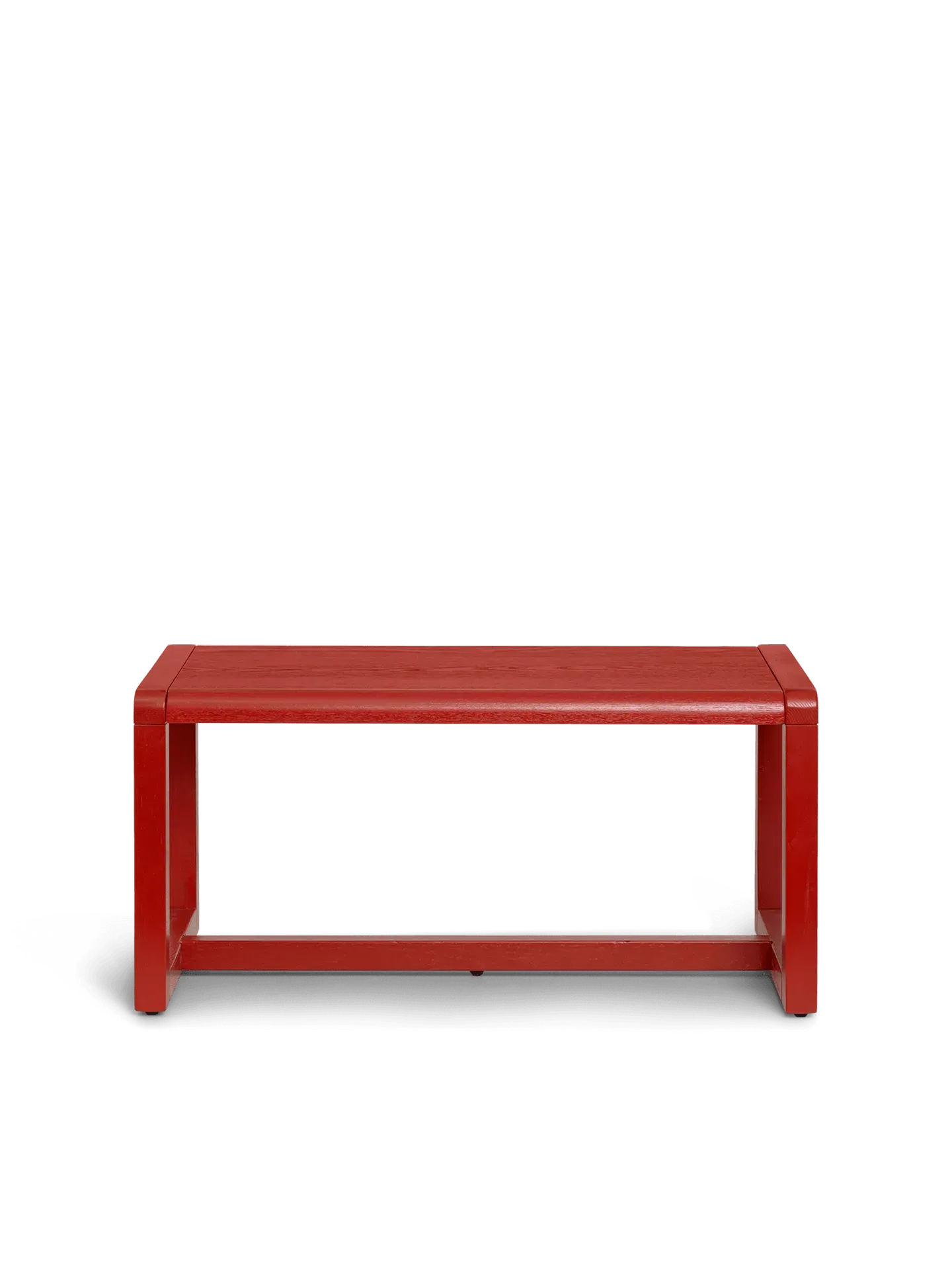 Little Architect Bench - Poppy Red, Ash Veneer product