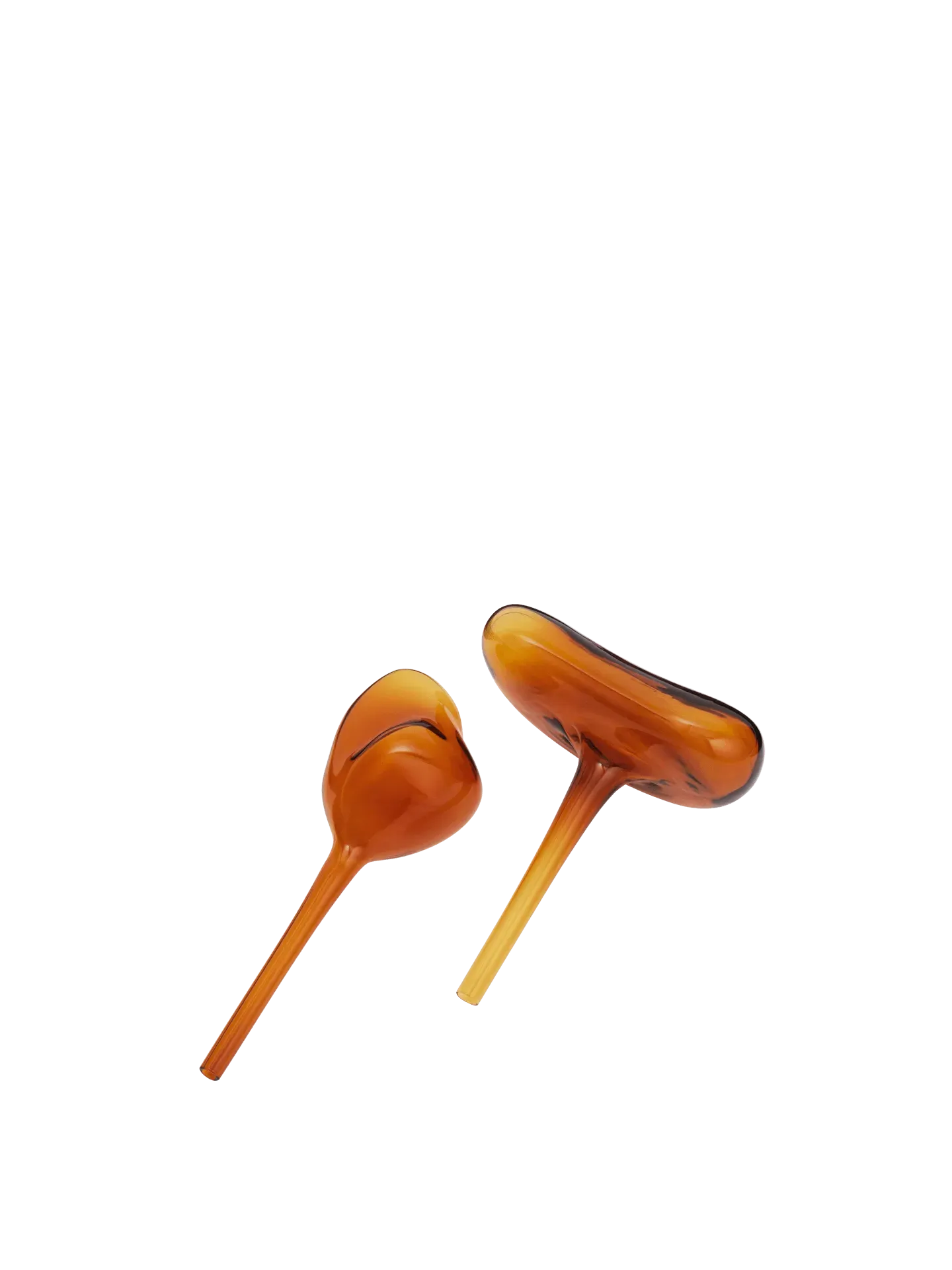 Mercury Water Globes Small Set of 2 - Amber, Glass product