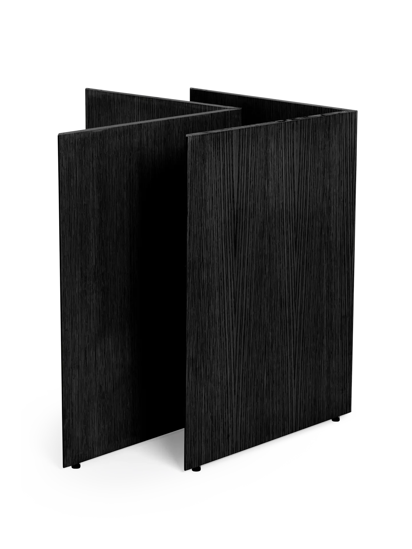 Mingle V-Shape Table Legs - Black Veneer product