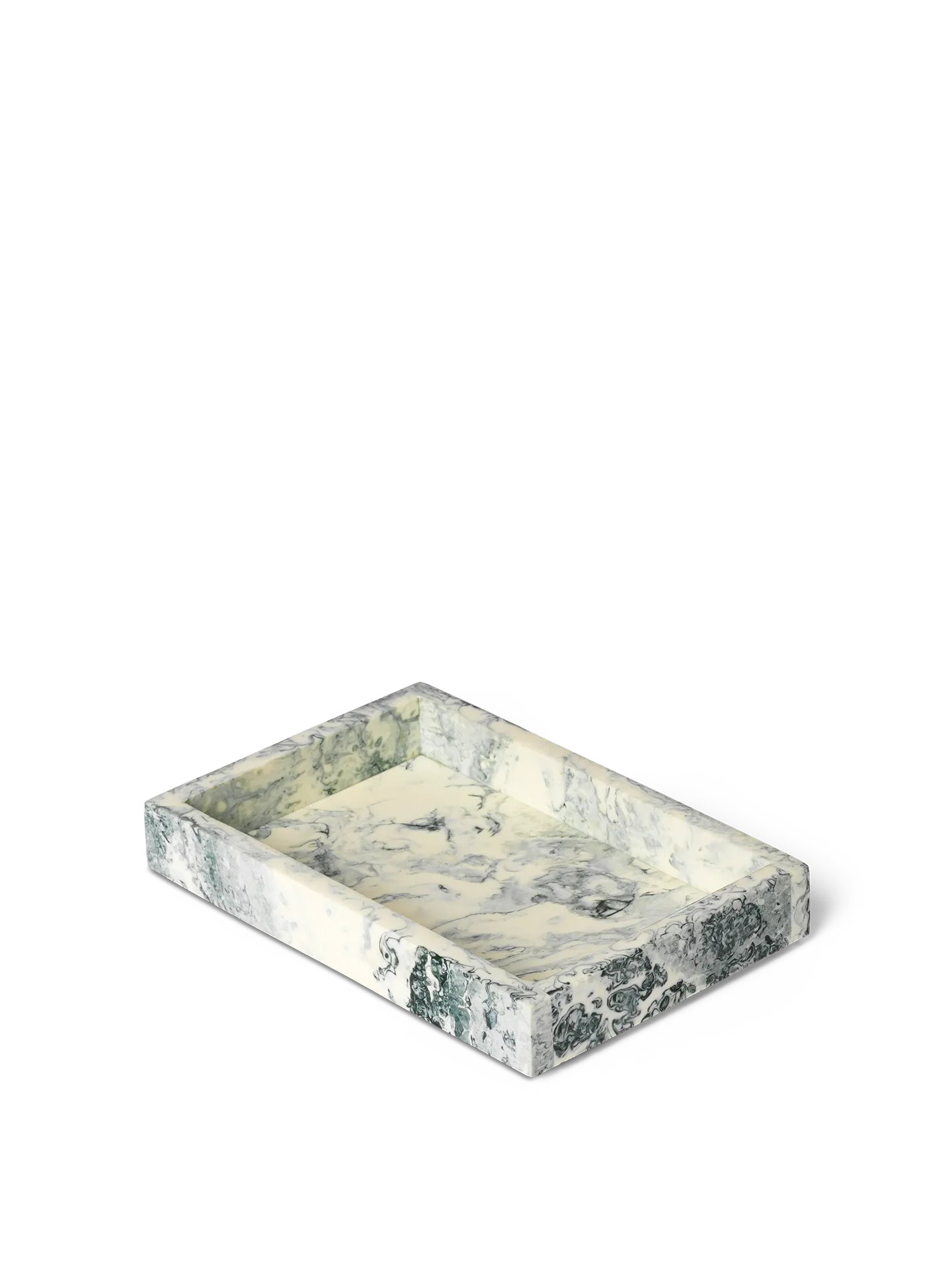 Mist Tray - Emerald Off-White, Resin product