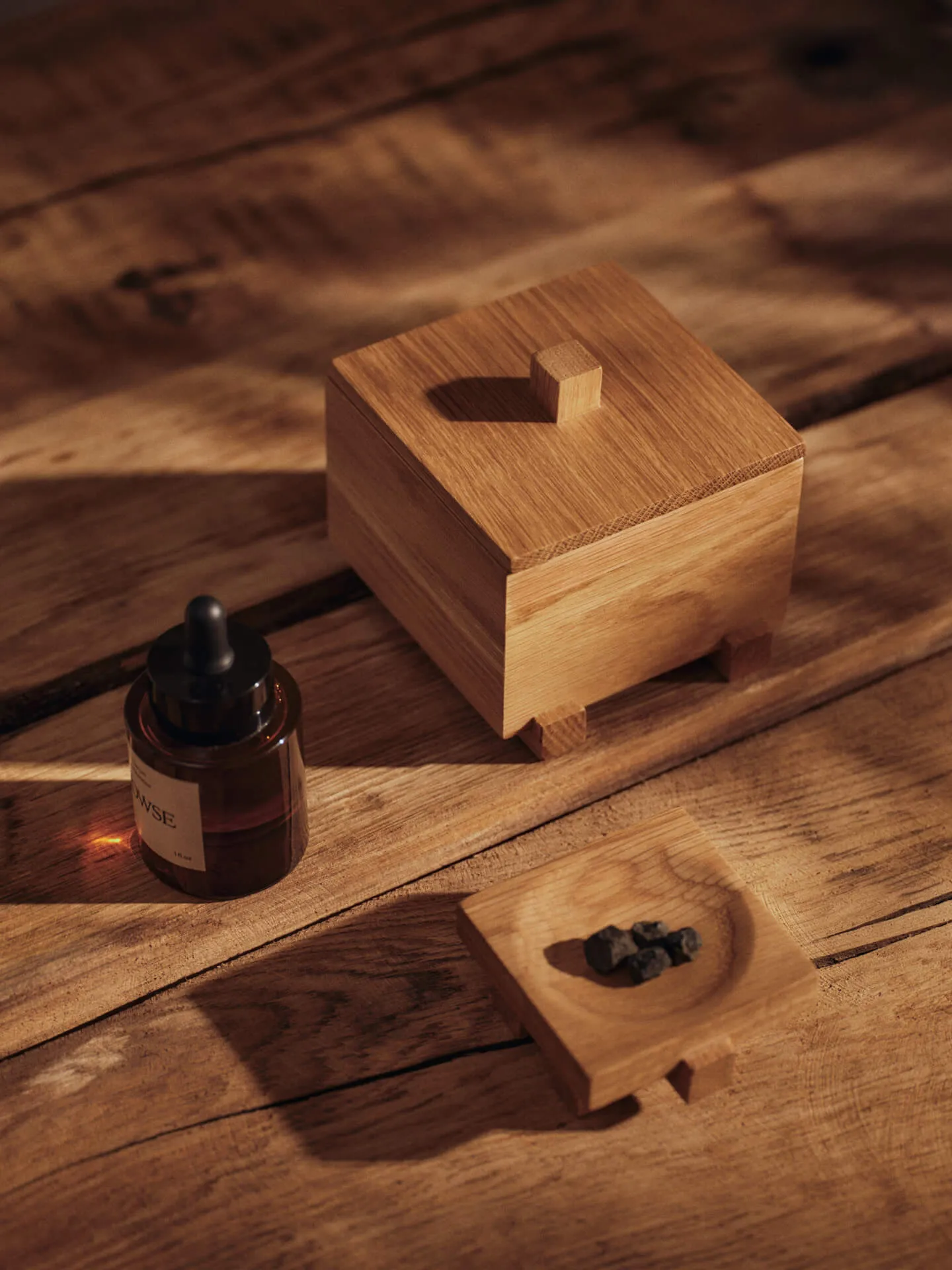 Moku Box - Natural Oak alternate view