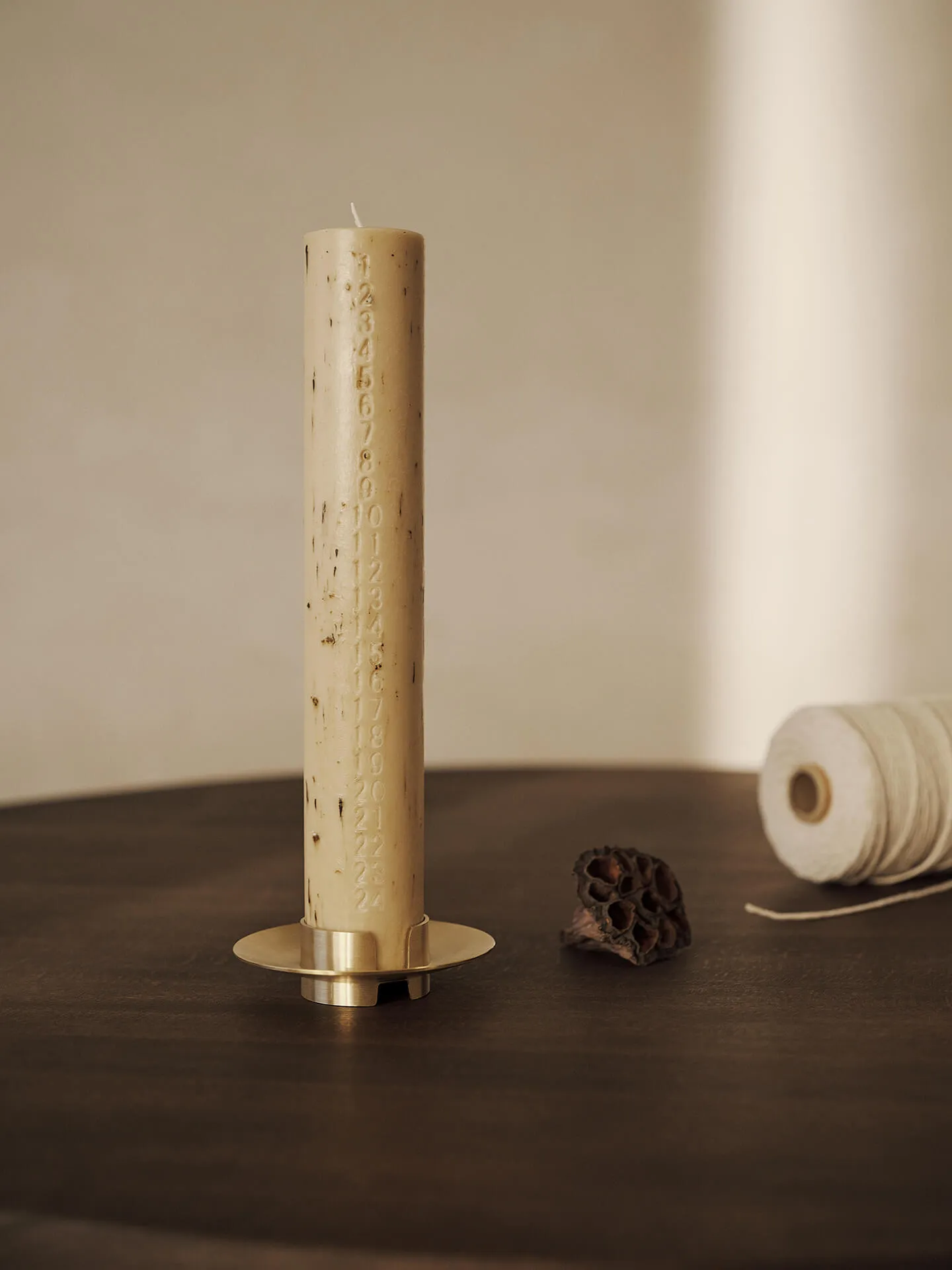 Mura Advent Candle - Oat alternate view