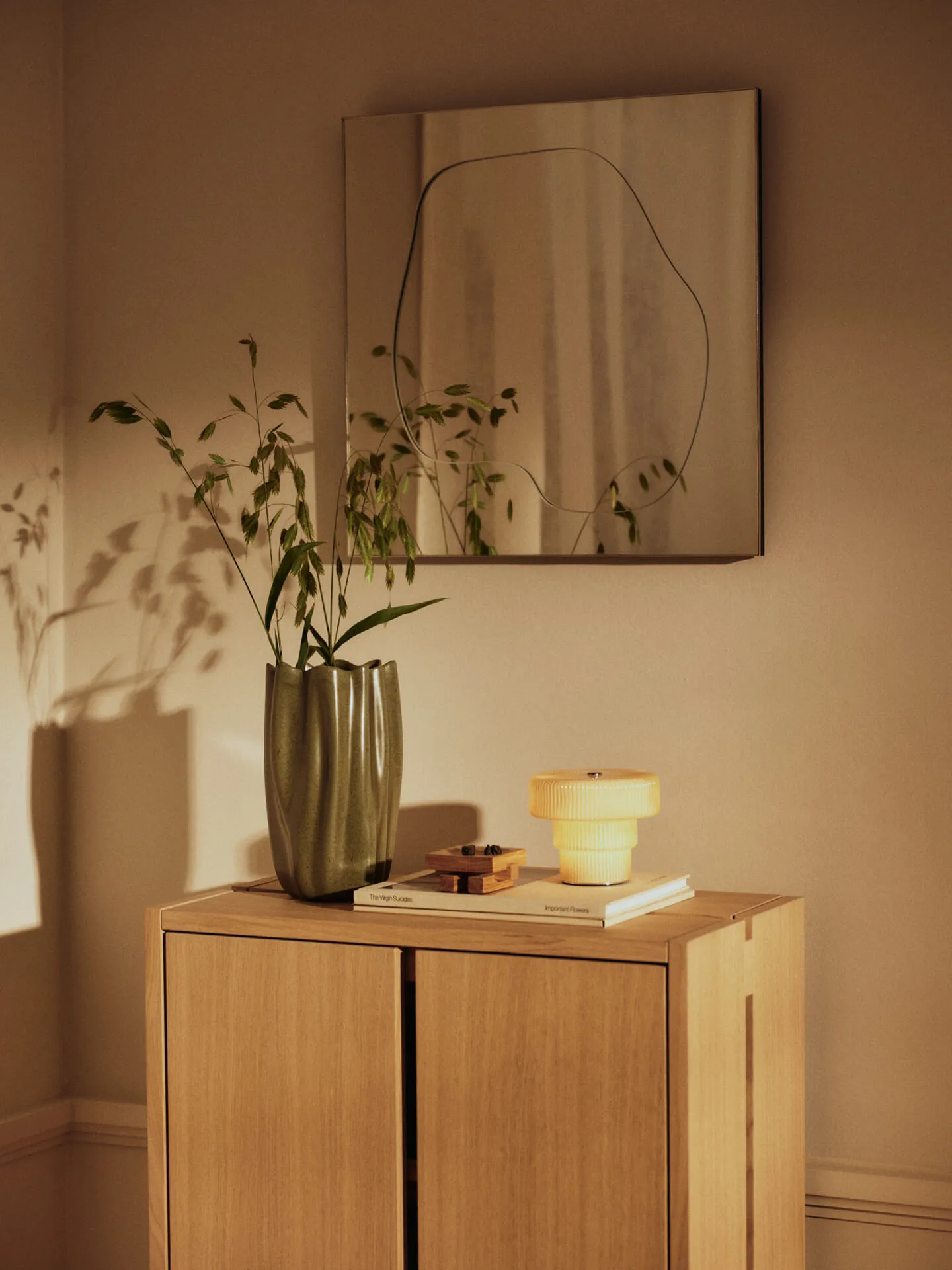 Nium Vase - Dark Sage, Stoneware alternate view
