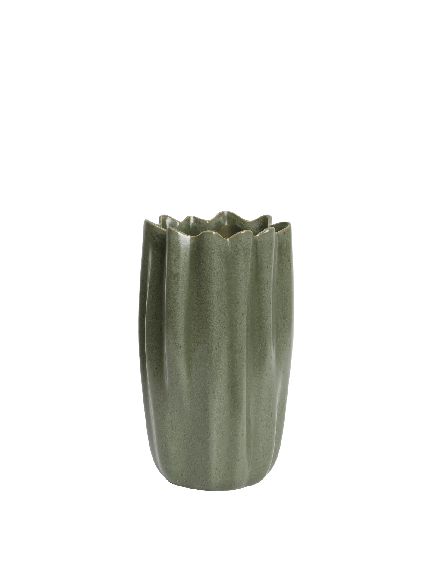 Nium Vase - Dark Sage, Stoneware product