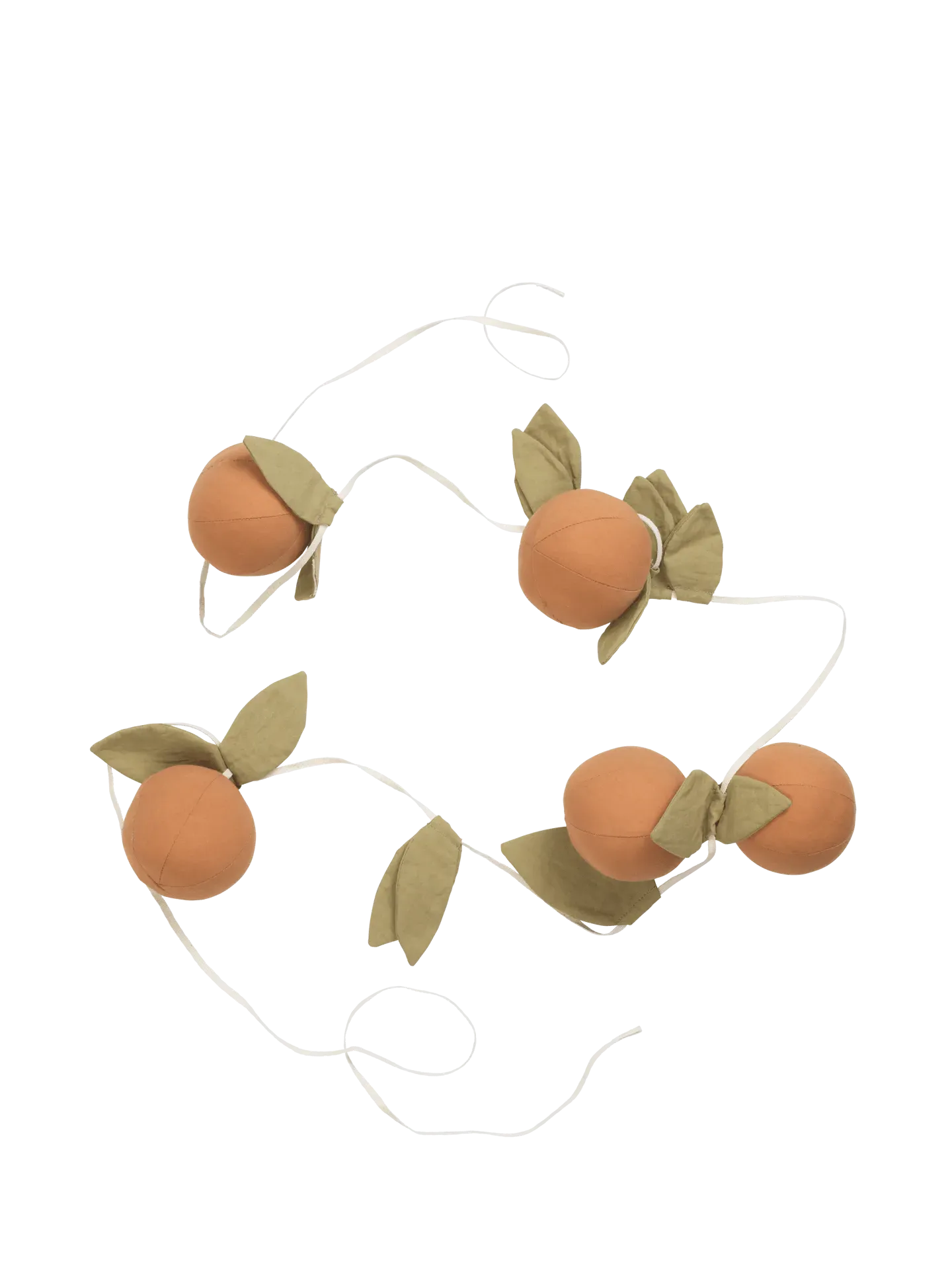 Oranges Garland - Orange/Green, Organic Cotton product