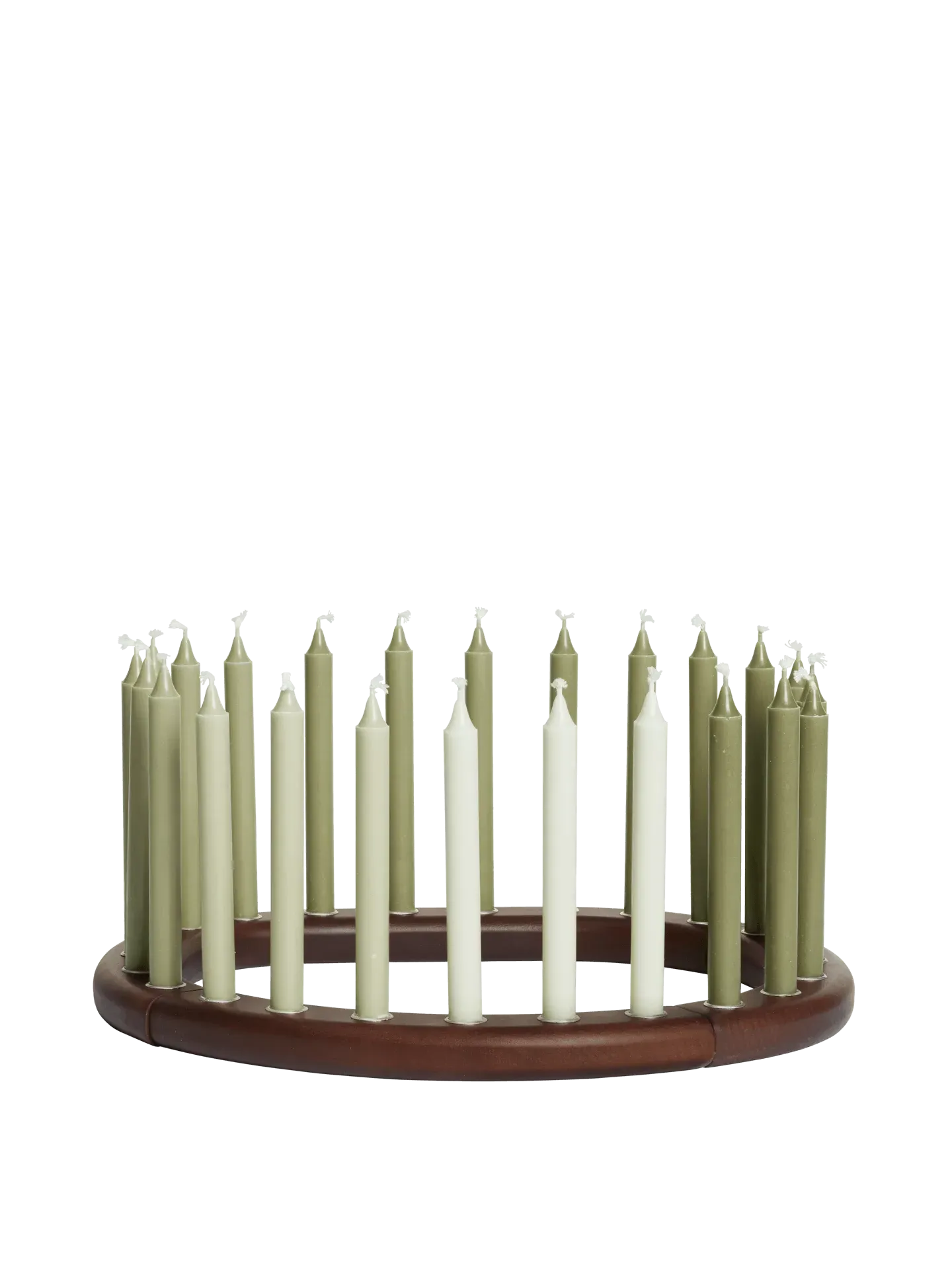 Ori Candle Holder - Dark Stained Beech alternate view
