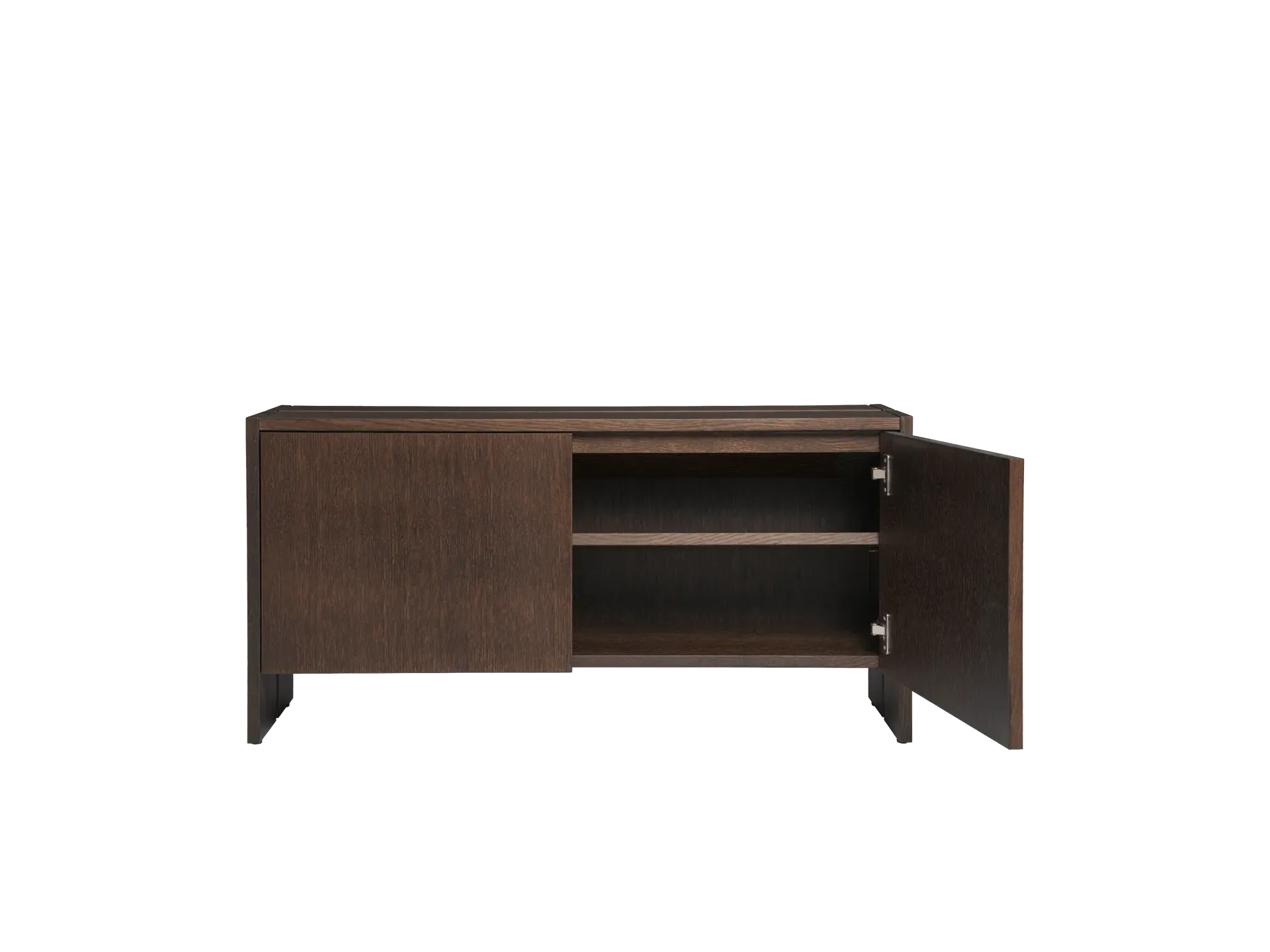 Parcel Low Hallway Cabinet - Dark Stained Oak alternate view