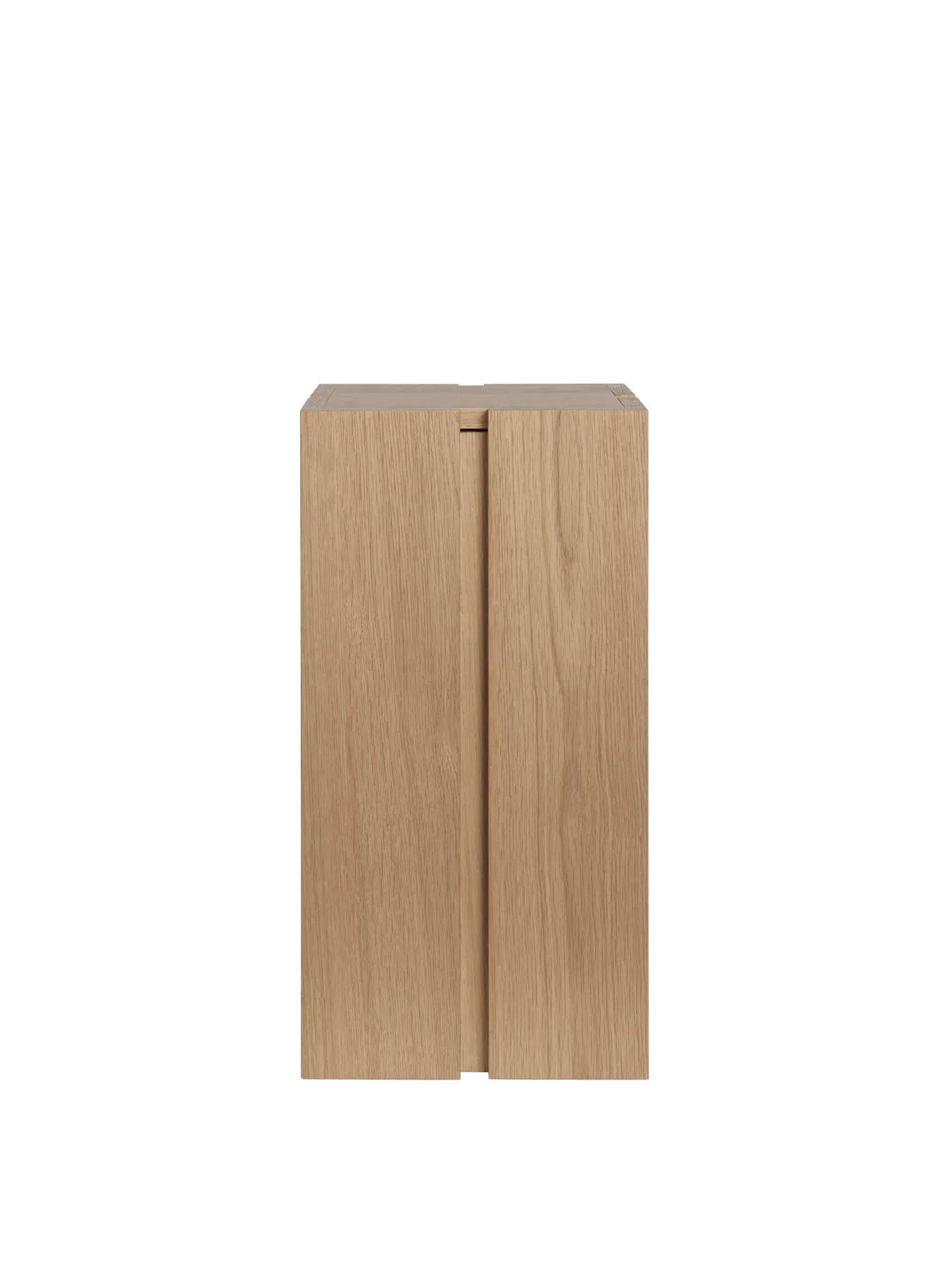 Parcel Pedestal with Storage - Natural Oak product