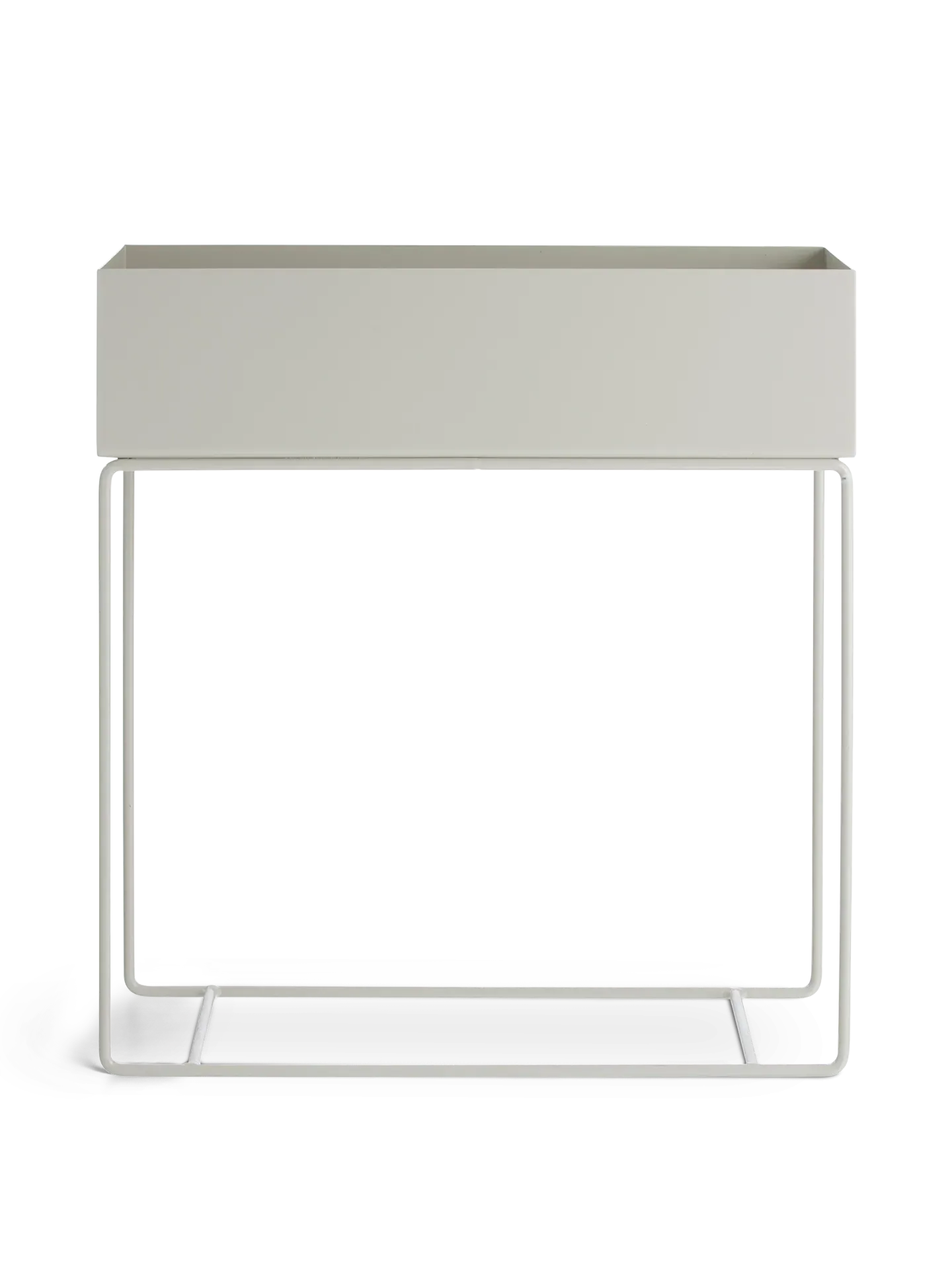 Plant Box - Light Grey, Powder Coated Metal product