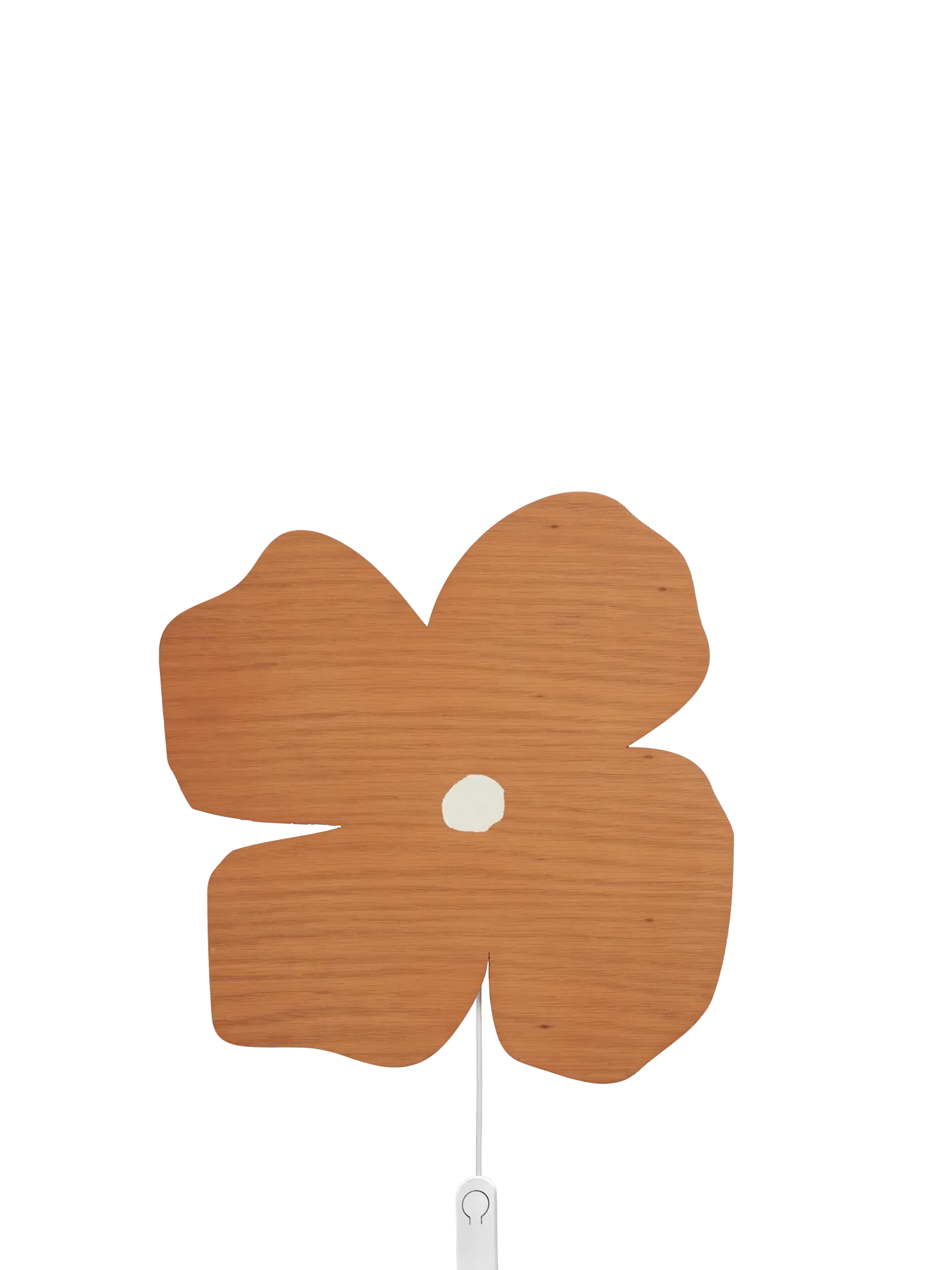 Poesie Table Lamp - Brown Clay, Oak Veneer product