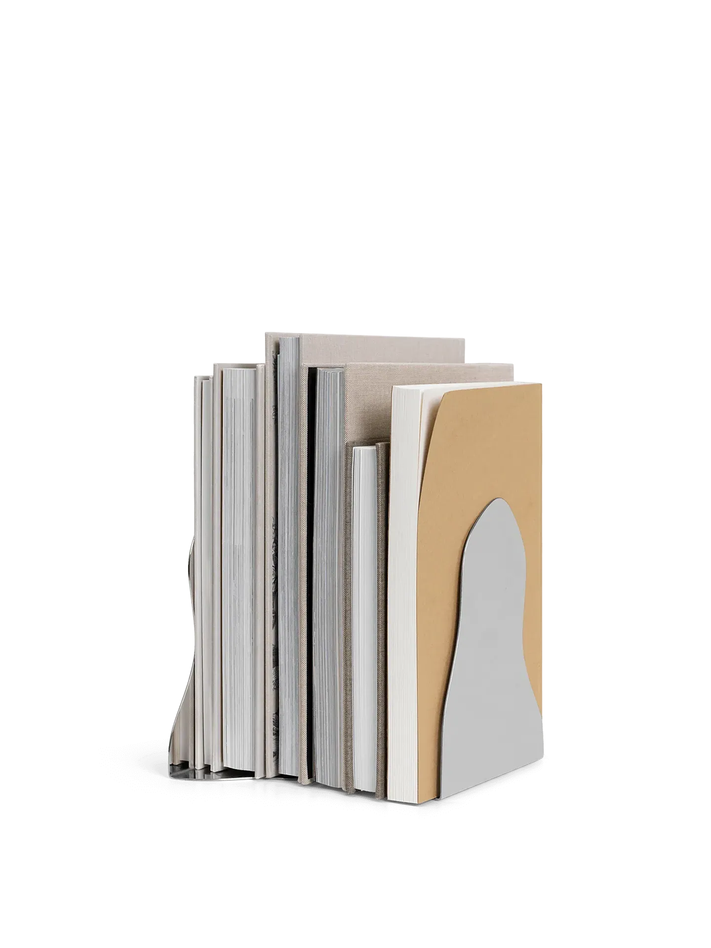 Pond Bookends Set of 2 - Mirror Polished, Stainless Steel product