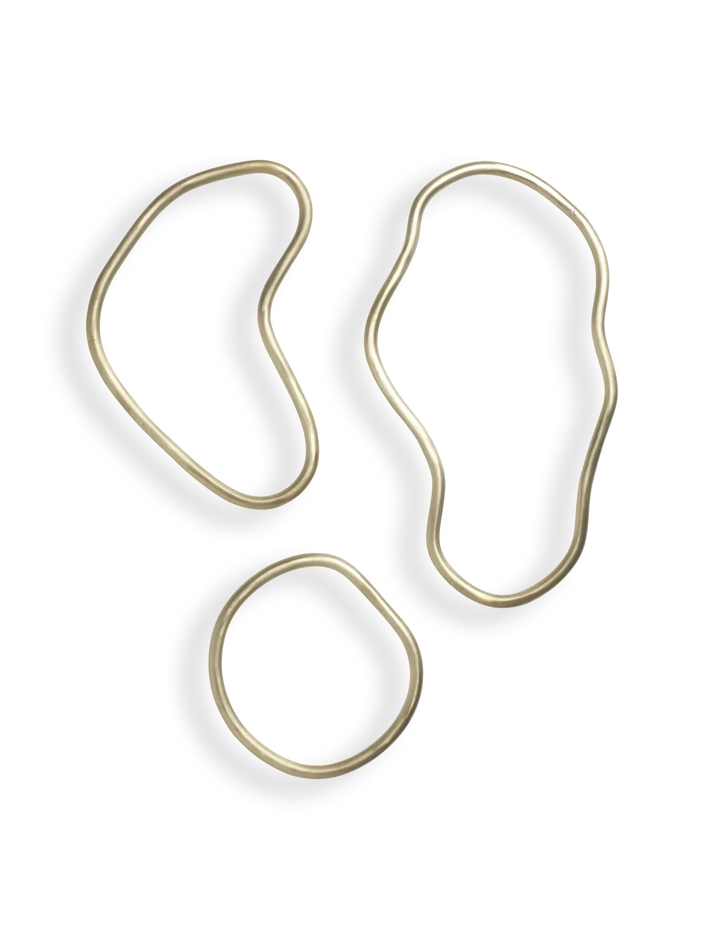 Pond Set of 3 Trivets - Brass product