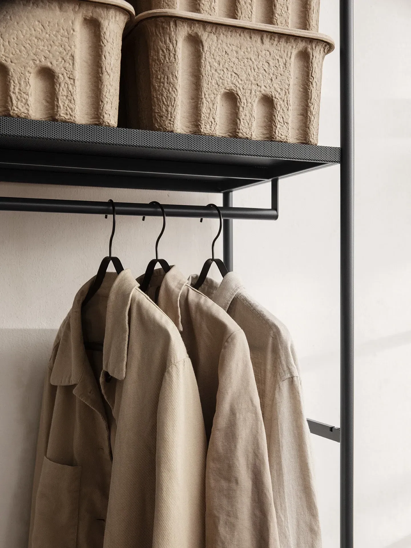 Punctual Modular Shelving Rack - Anthracite, Steel alternate view