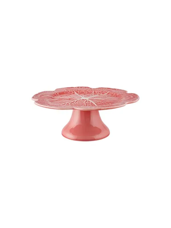 Pinheiro Cabbage Cake Stand - Pink, Ceramic product