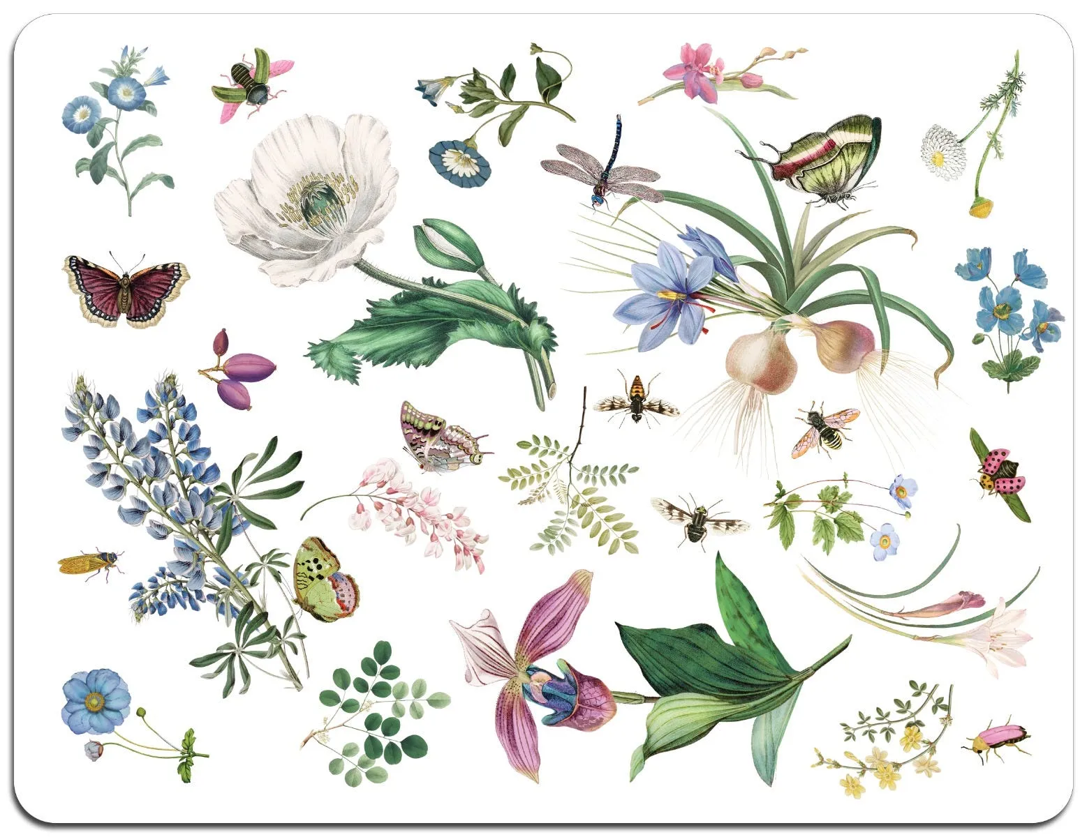 English Country Garden Serving Mat - Melamine product