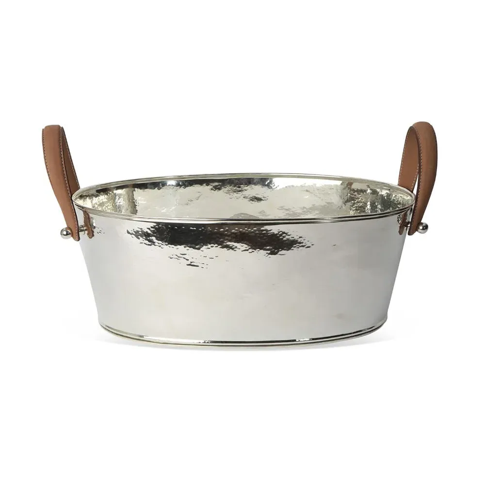 Hammered Half Size Champagne Bath - Nickel-Plated alternate view
