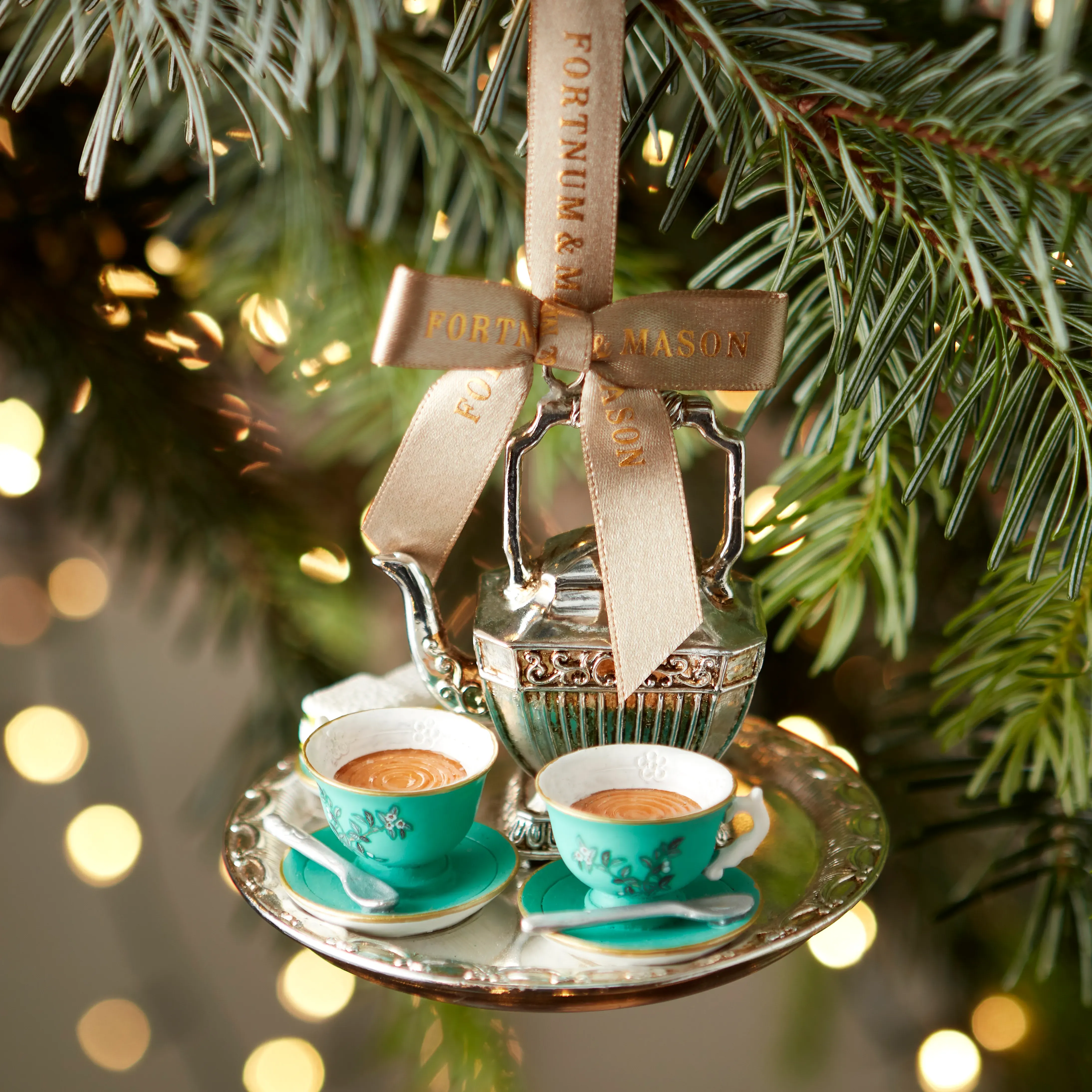 Camellia Afternoon Tea Tray Christmas Decoration product