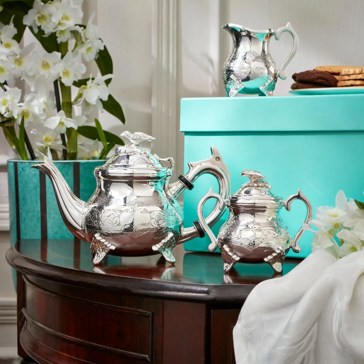 Louis Philippe Baby Tea Set - Silver Plated product