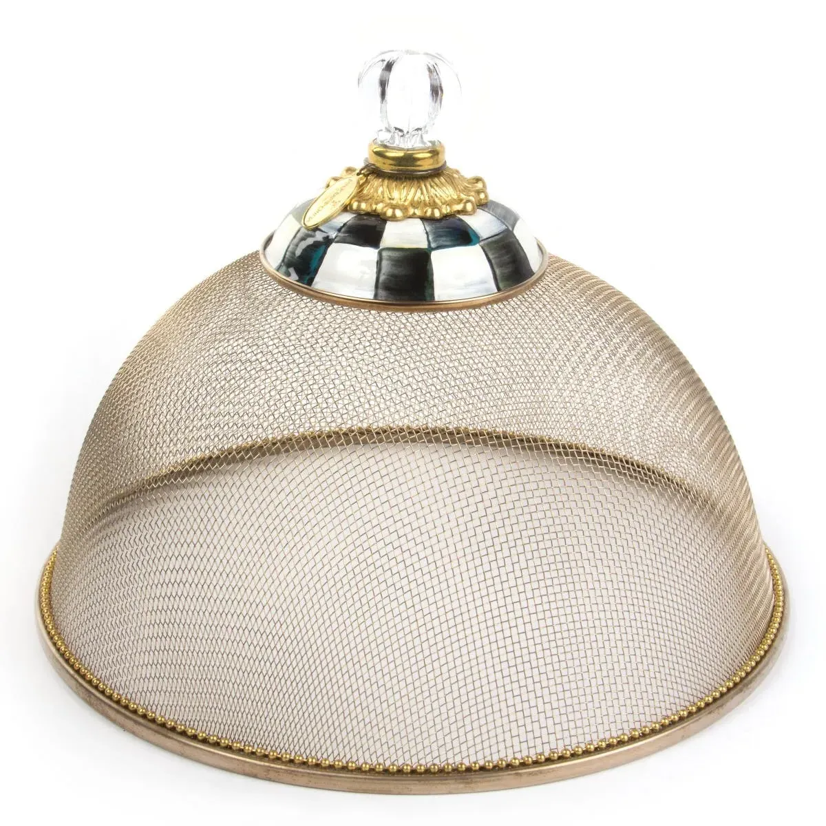 MacKenzie-Childs Courtly Check Mesh Dome - Stainless Steel product