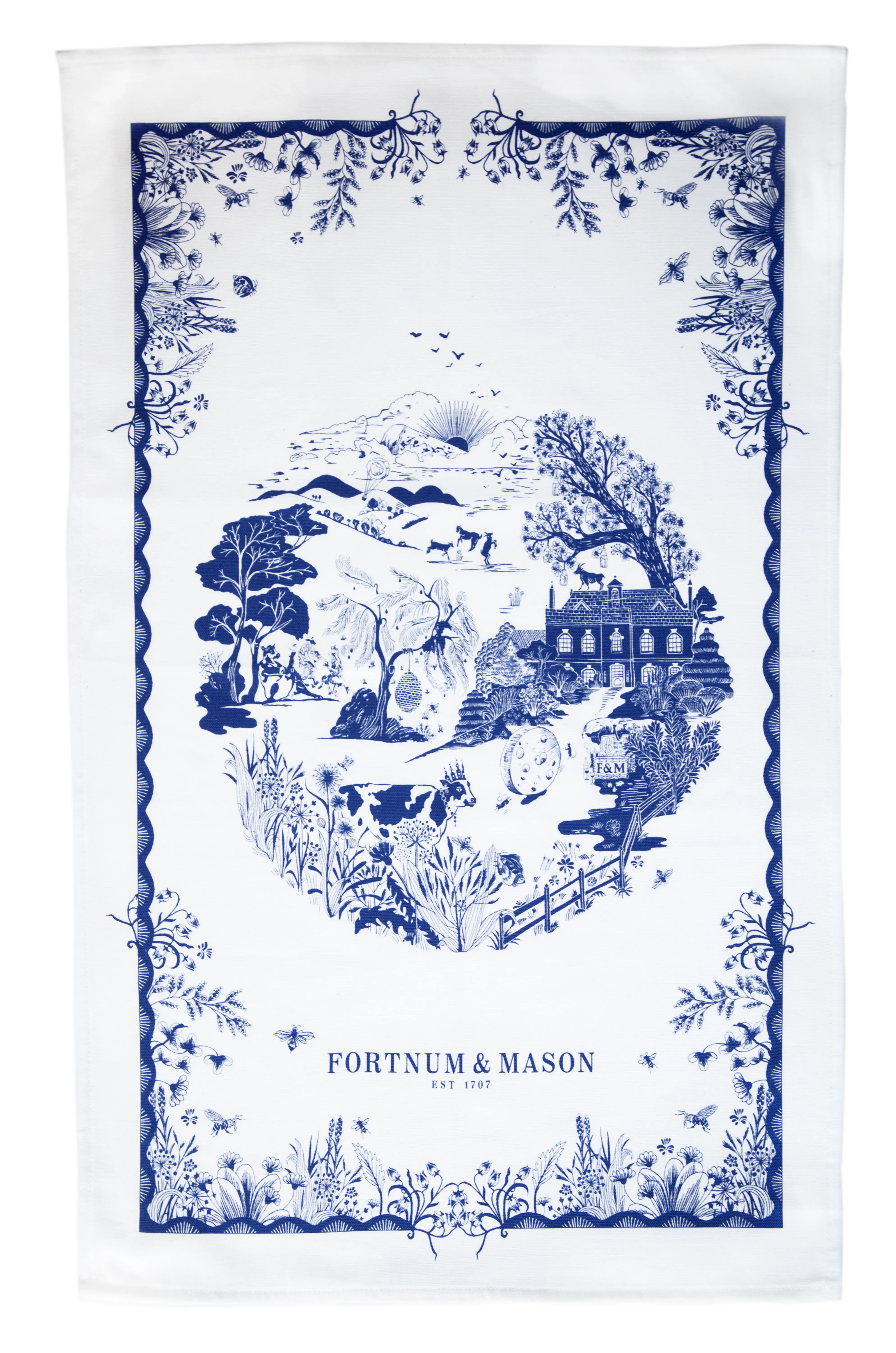 Willow Cheese Tea Towel - Cotton product