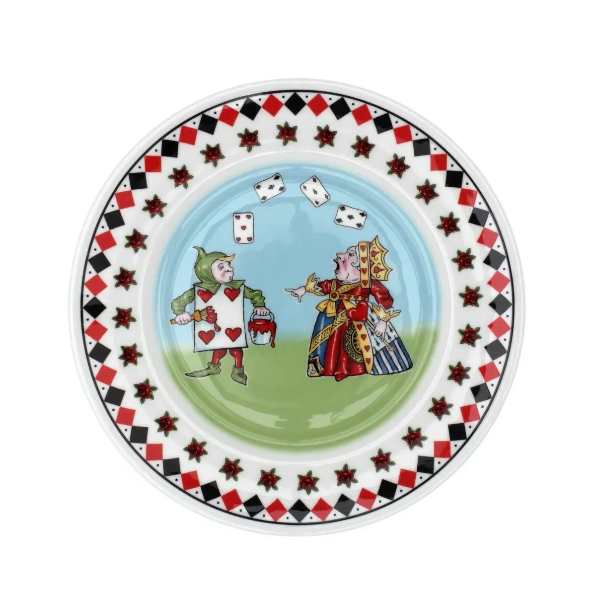 Alice in Wonderland Queen of Hearts Plate - Fine Bone China product