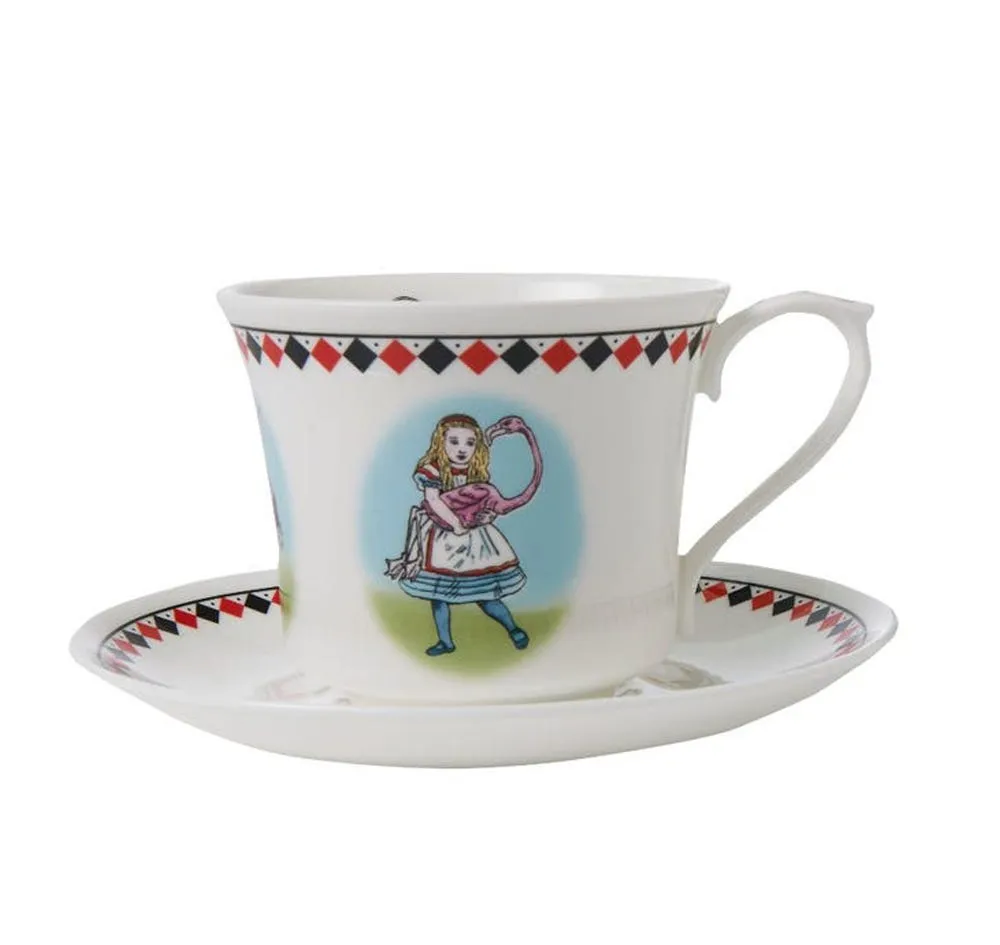 Alice In Wonderland Teacup & Saucer - Fine Bone China product