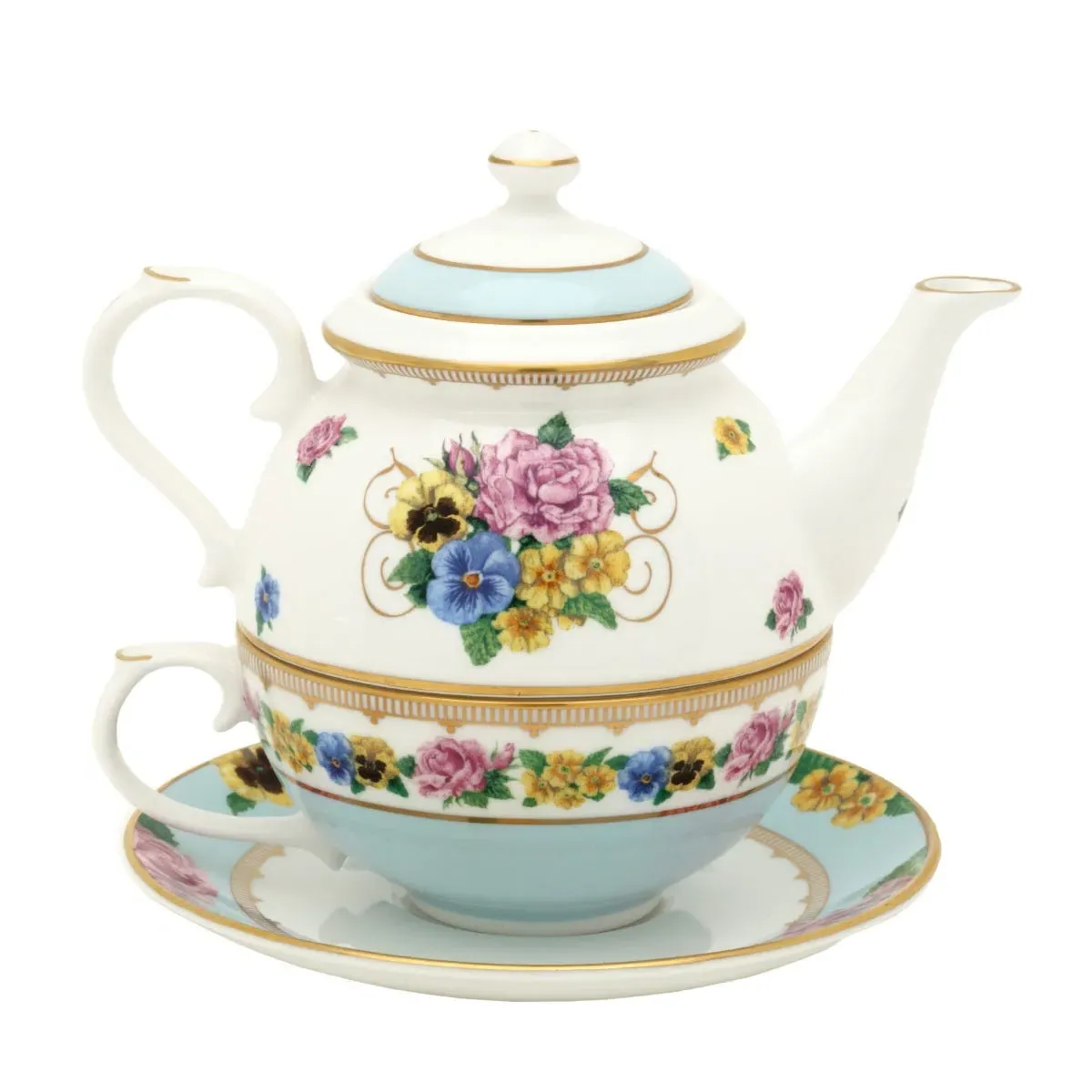 Castle of Mey Shell Garden Tea for One - Fine Bone China product