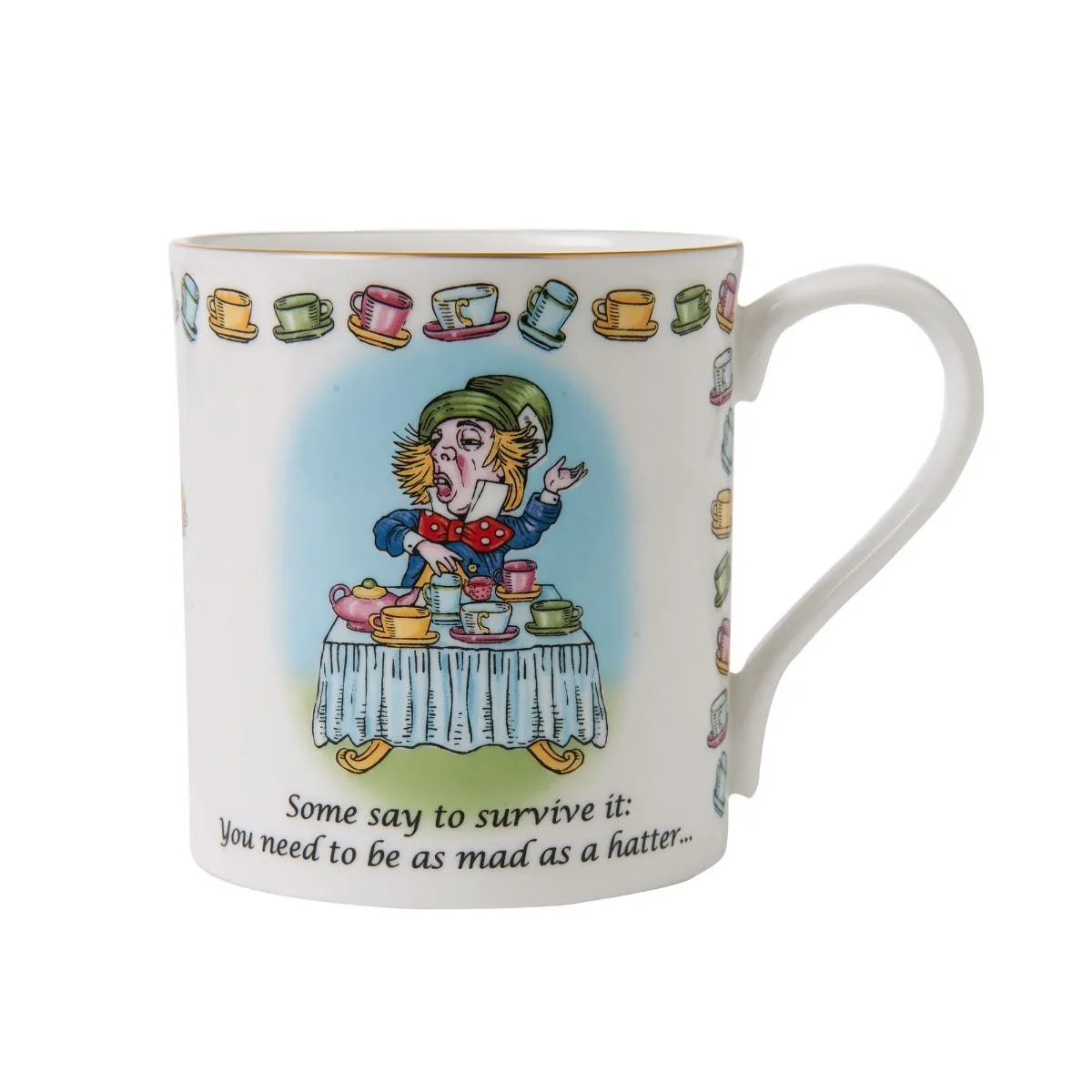 Fortnum & Mason Alice In Wonderland Mad Hatter Mug - Fine Bone China product