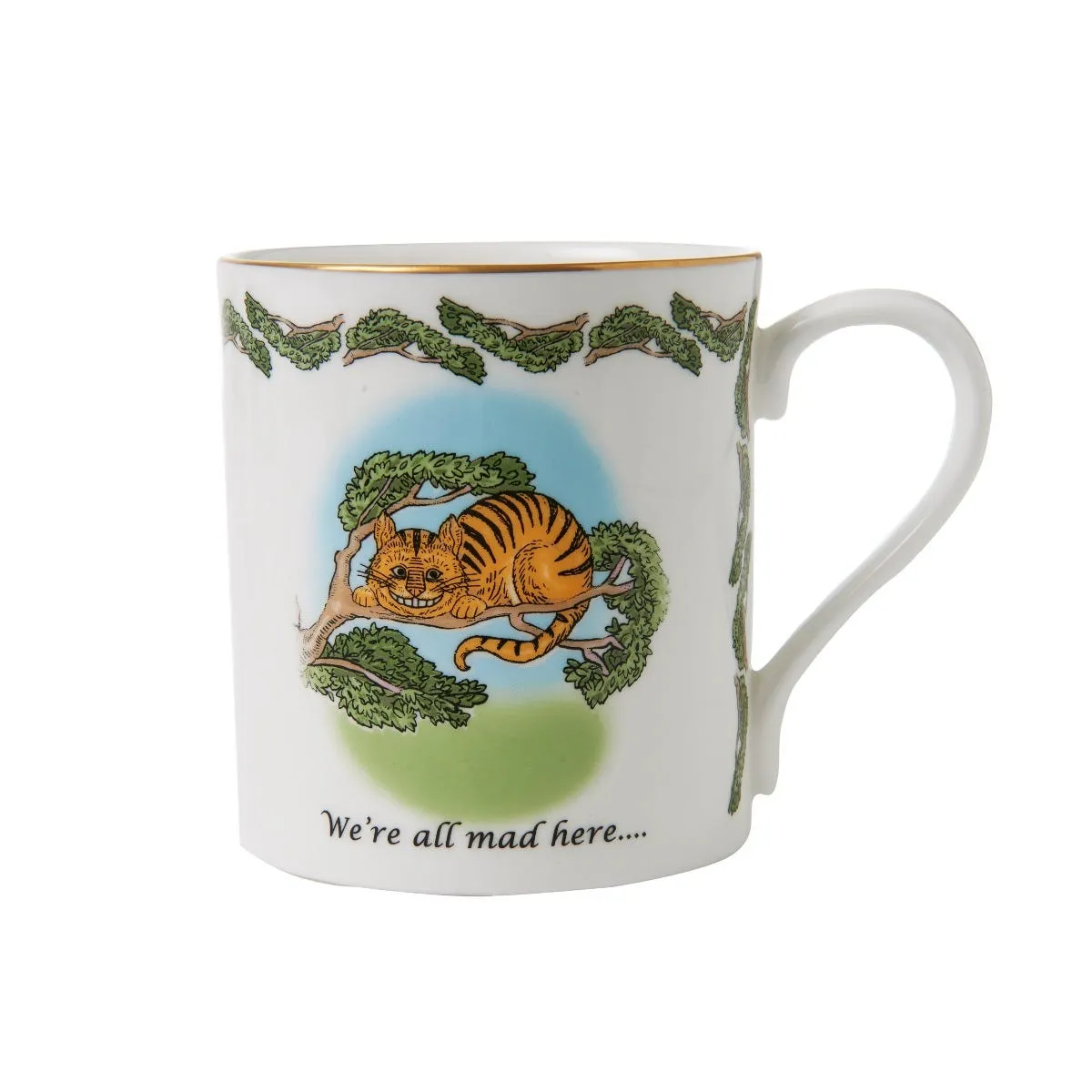Halcyon Days Alice In Wonderland Cheshire Cat Mug - Fine Bone China product