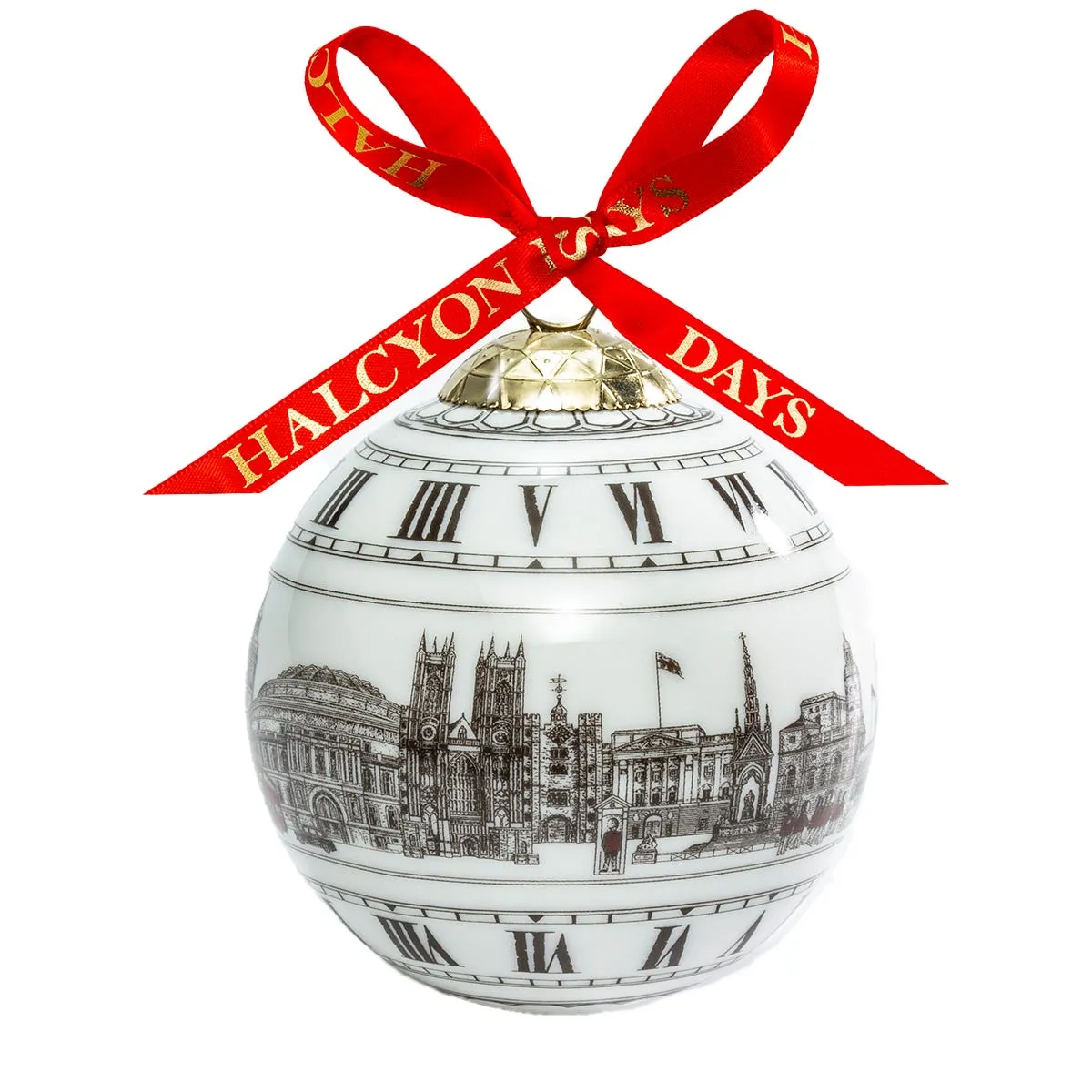 London Icons Christmas Bauble - Monochromatic product