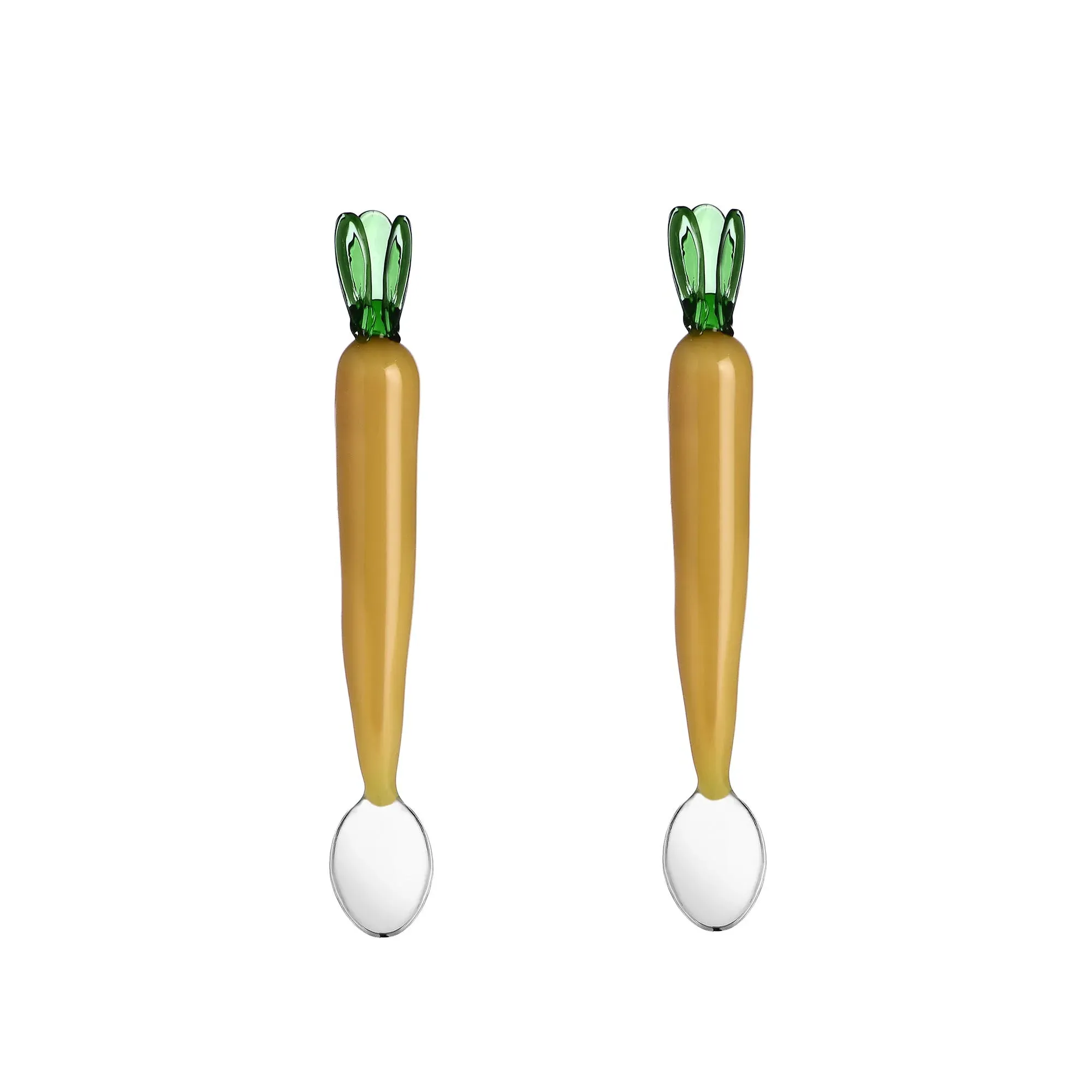Alessandra Baldereschi Vegetables Carrot Spoons - Glass product