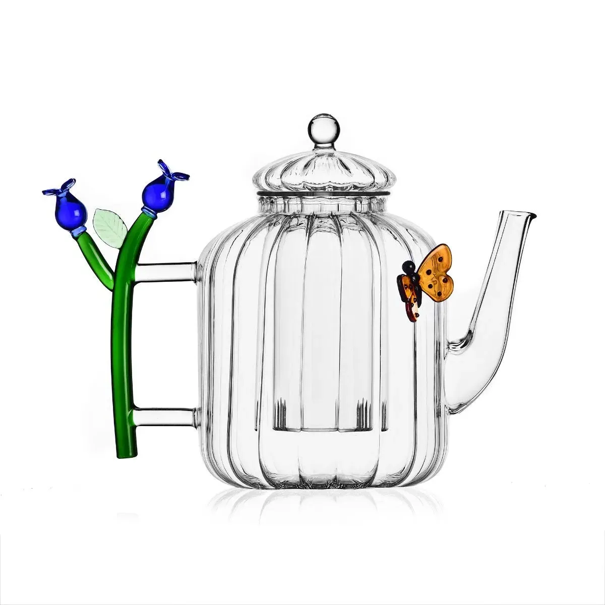 Botanica Butterfly Glass Teapot - Borosilicate Glass product