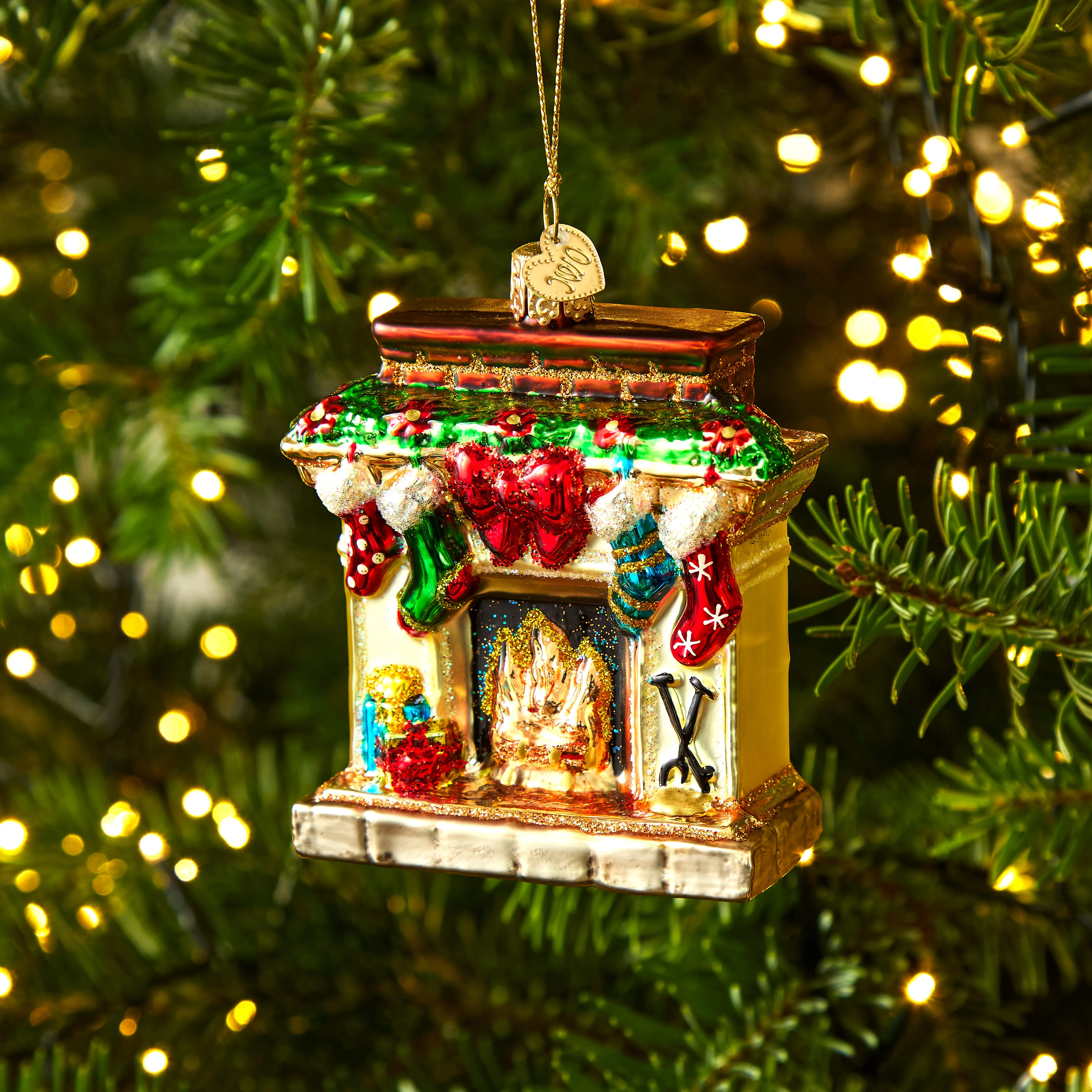 Old World Christmas Hearth Decoration - Blown Glass product
