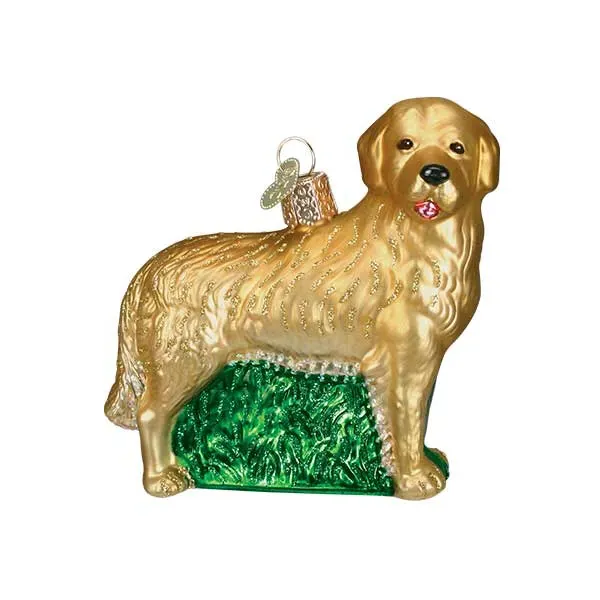 Old World Golden Retriever Christmas Tree Decoration product