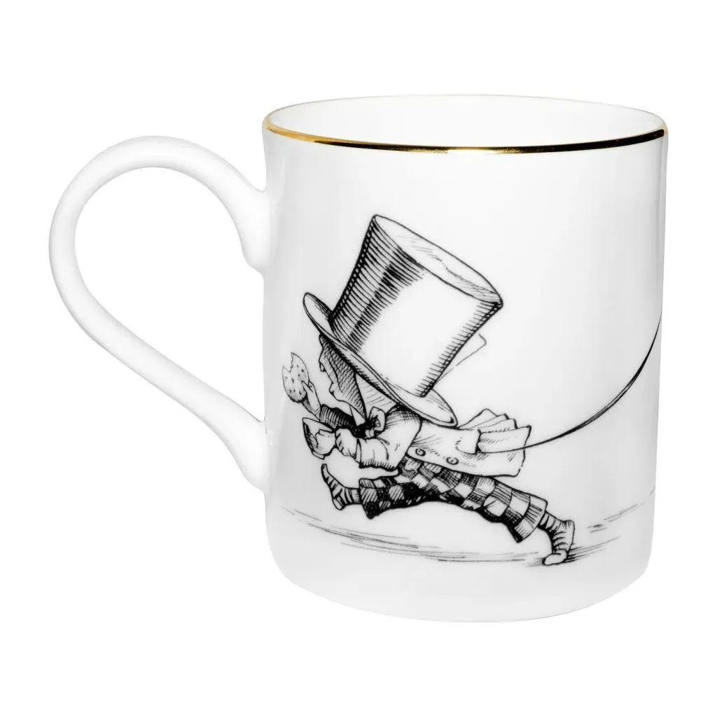 Rory Dobner Alice In Wonderland Mad Hatter Mug - Gold, Fine Bone China product