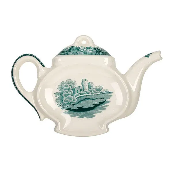 Fortnum & Mason Italian Tea Bag Tidy - Green, Earthenware product