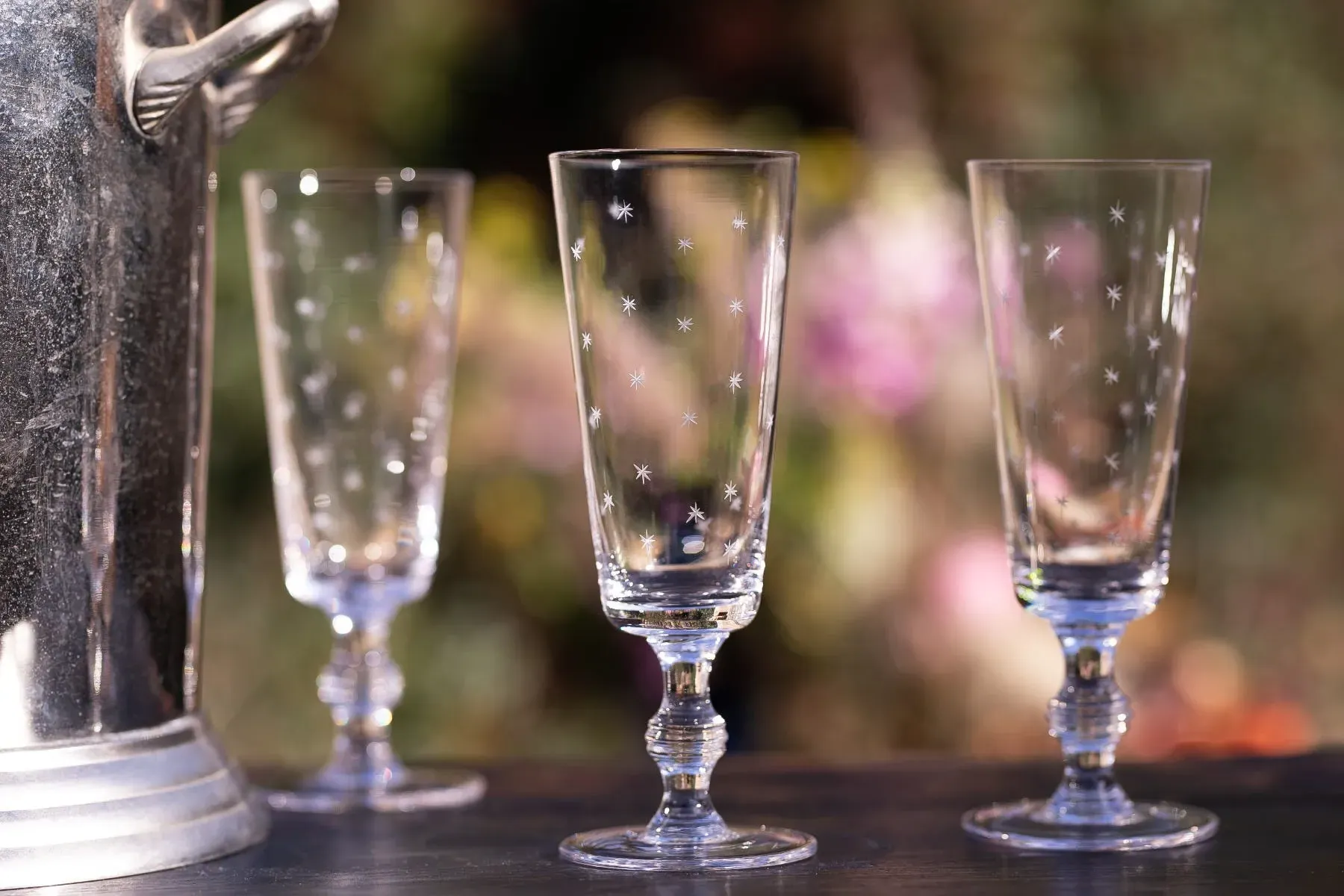 Stars Champagne Flutes - Crystal product
