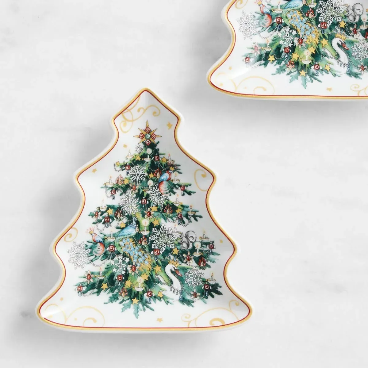 'Twas Figural Tree Appetiser Plate - Porcelain product