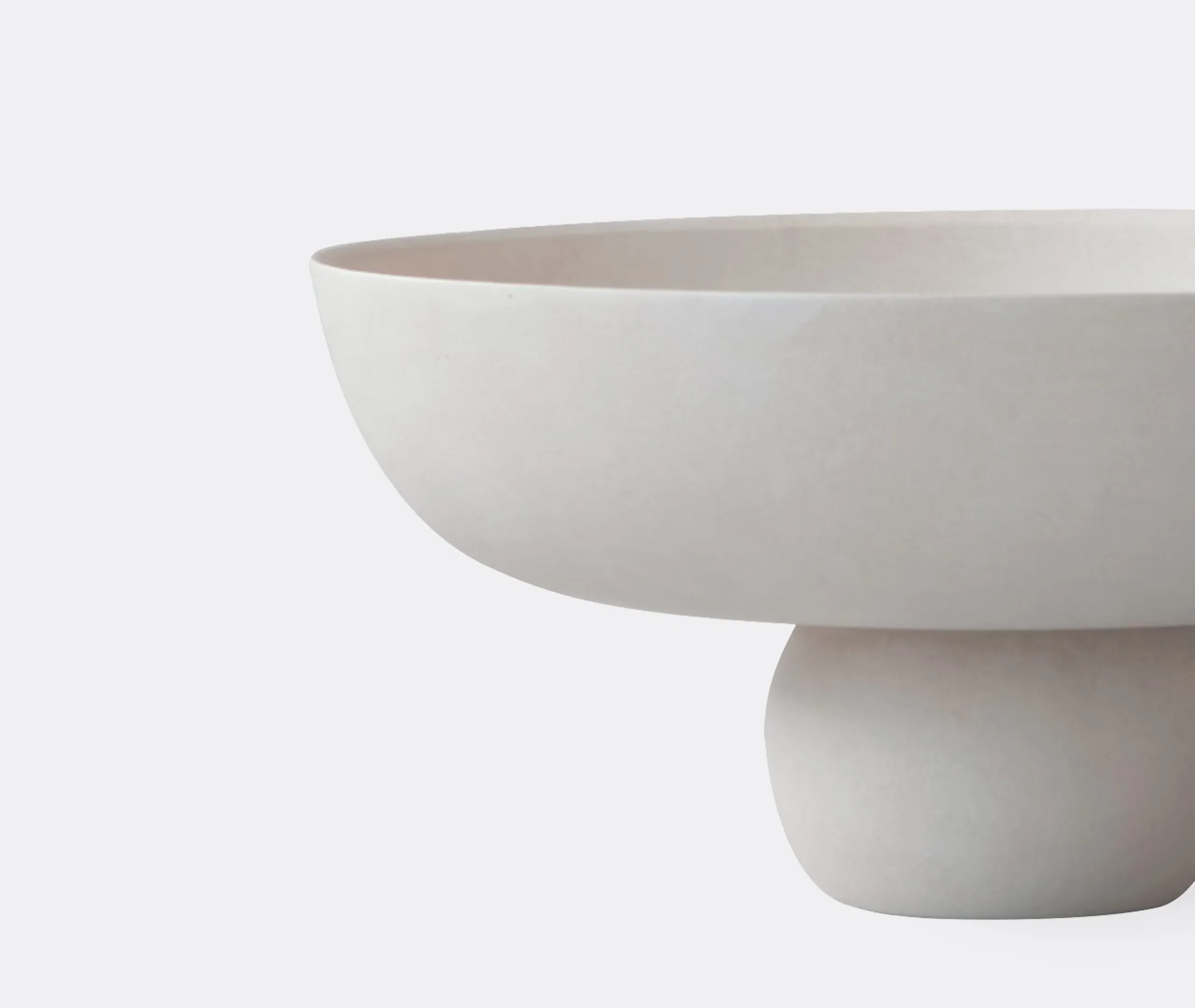 Baburu Medium Decorative Bowl - Birch, Ceramic
