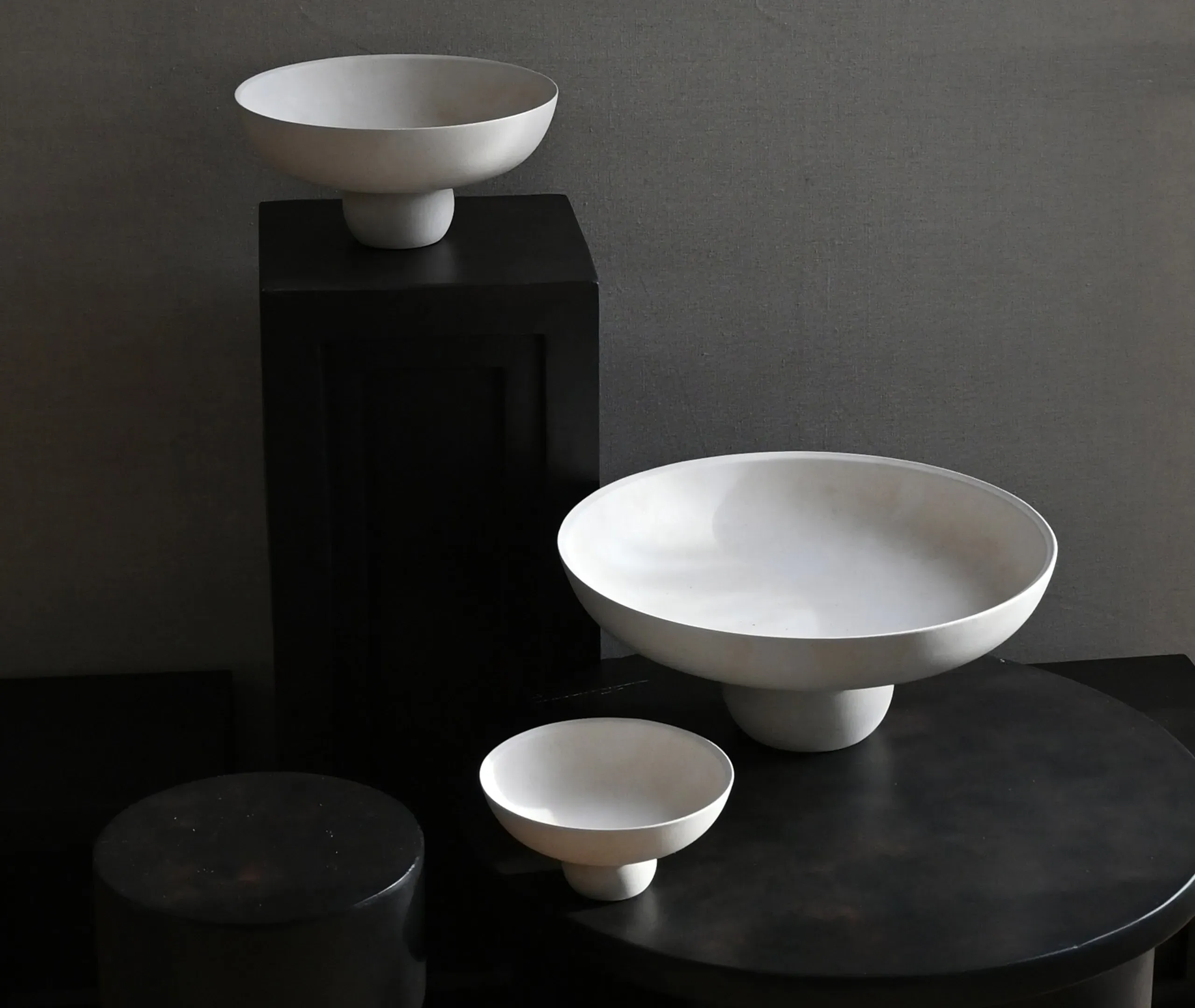 Baburu Mini Decorative Bowl - Birch, Ceramic