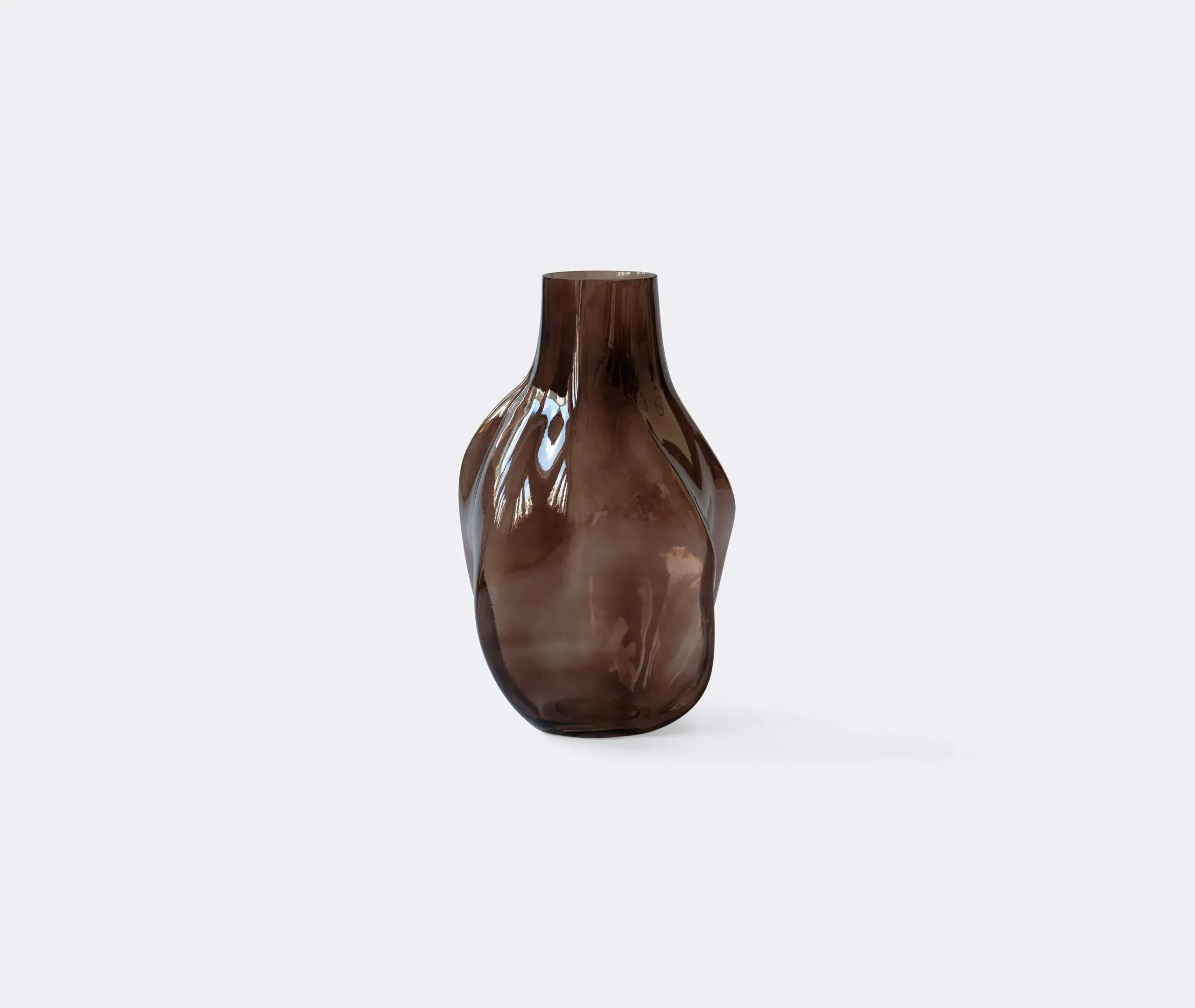Bakku Large Vase - Smoked Forest, Glass