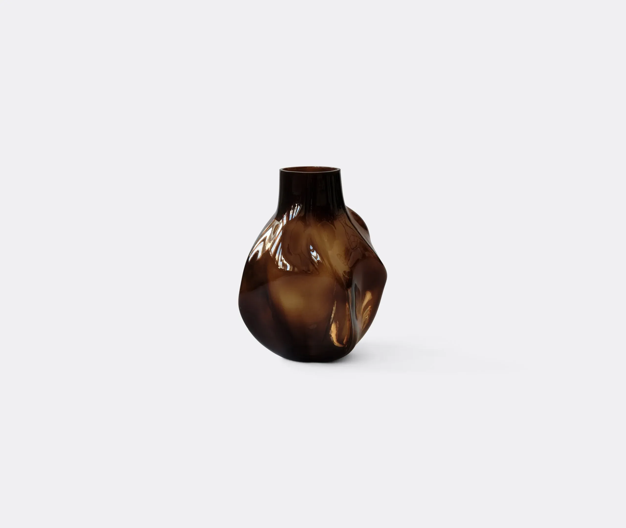 Bakku Small Vase - Smoked Forest, Glass