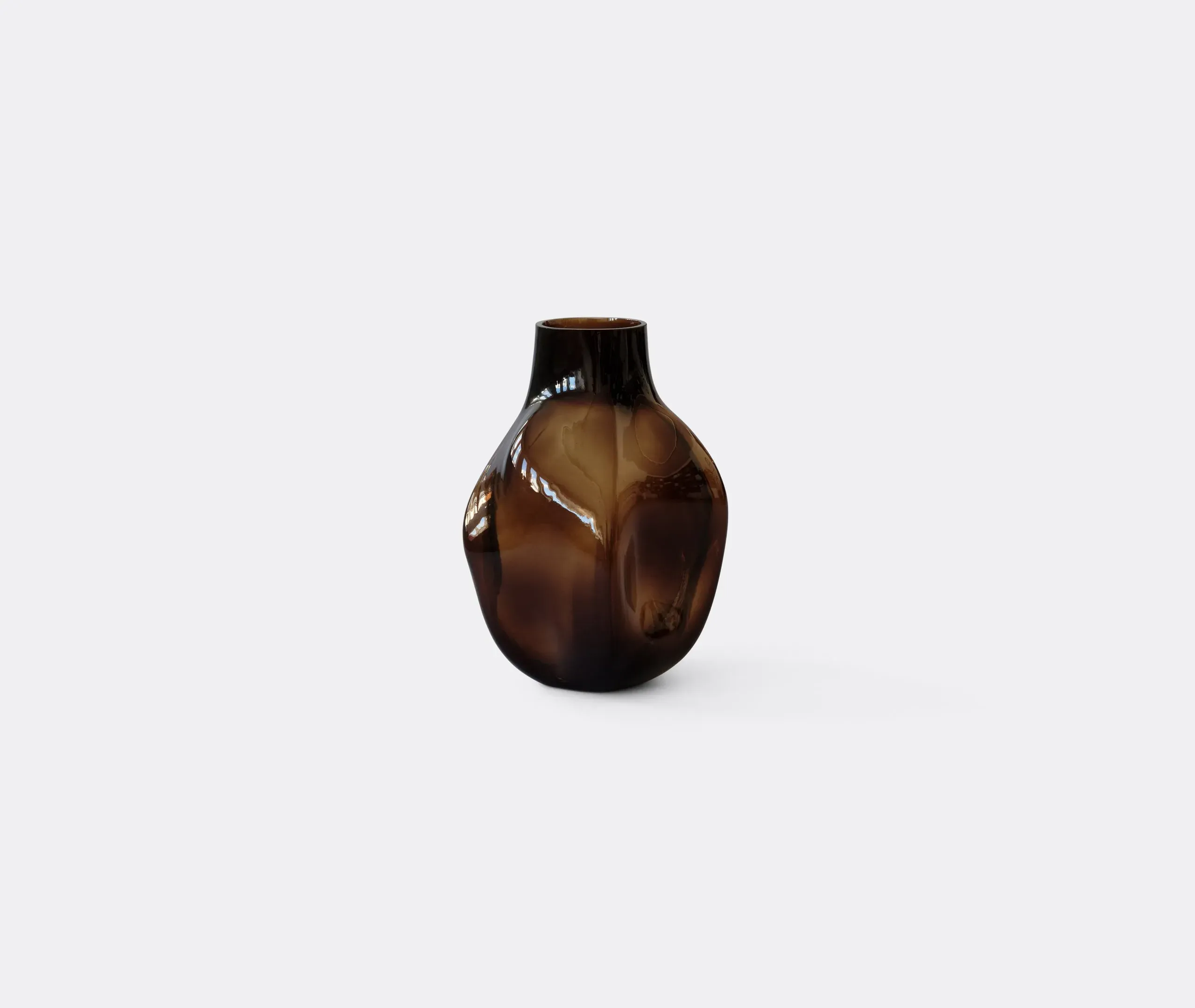 Bakku Small Vase - Smoked Forest, Glass image