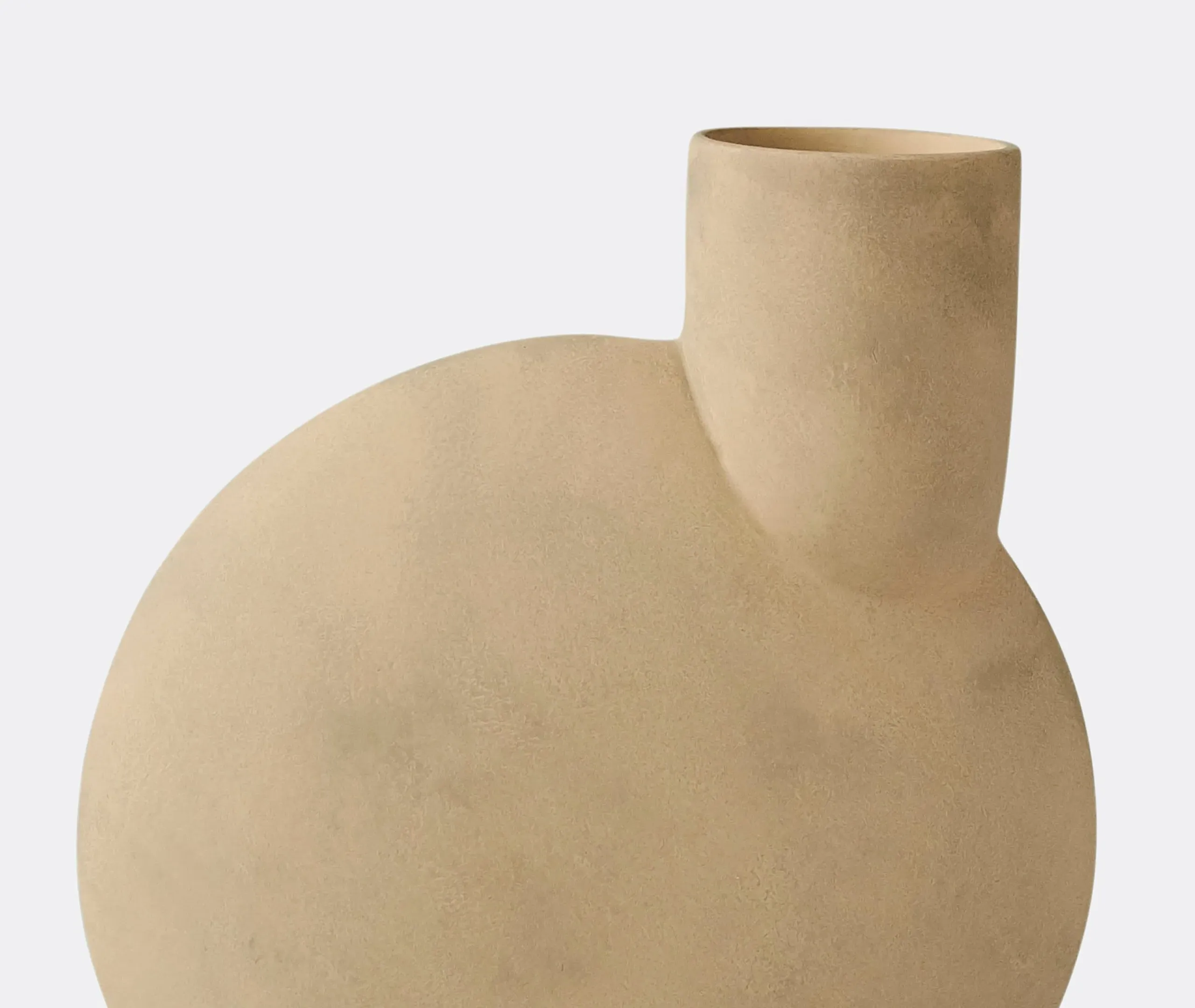 Big Sphere Bubble Vase - Sand, Ceramic