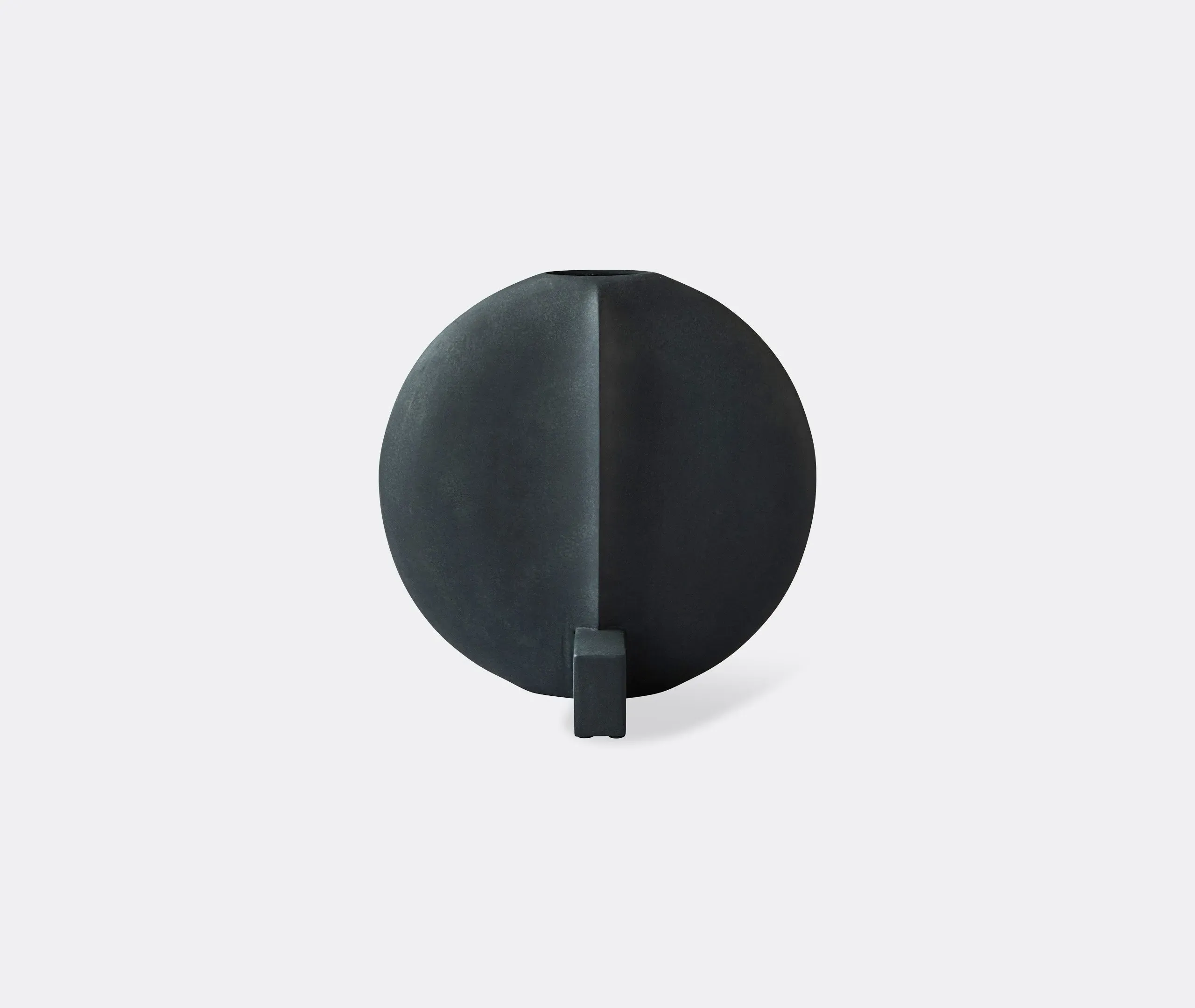 Big Vase Sculptural Design - Black, Ceramic image