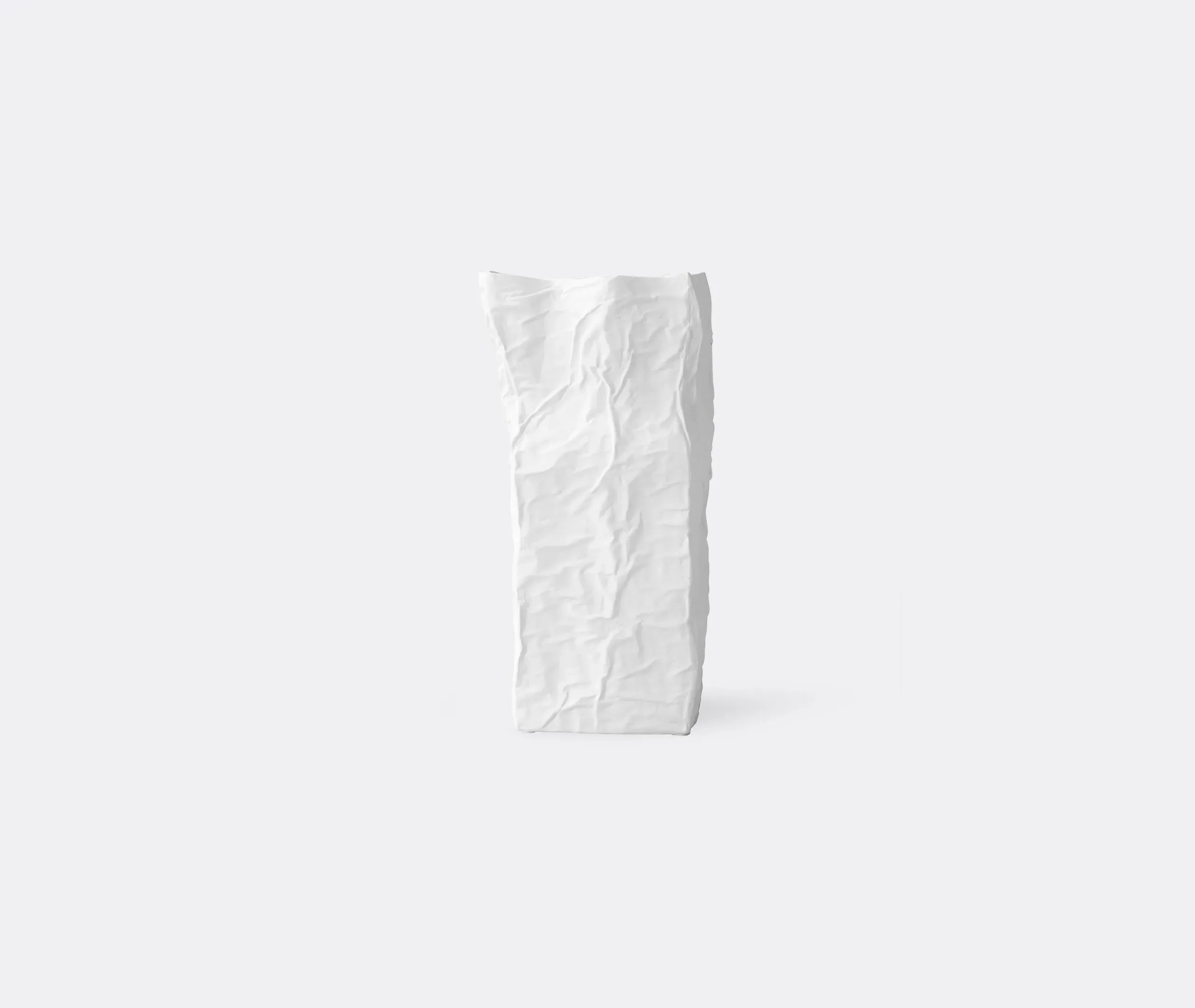 Big Vase with Textured Surface - Bone White, Ceramic