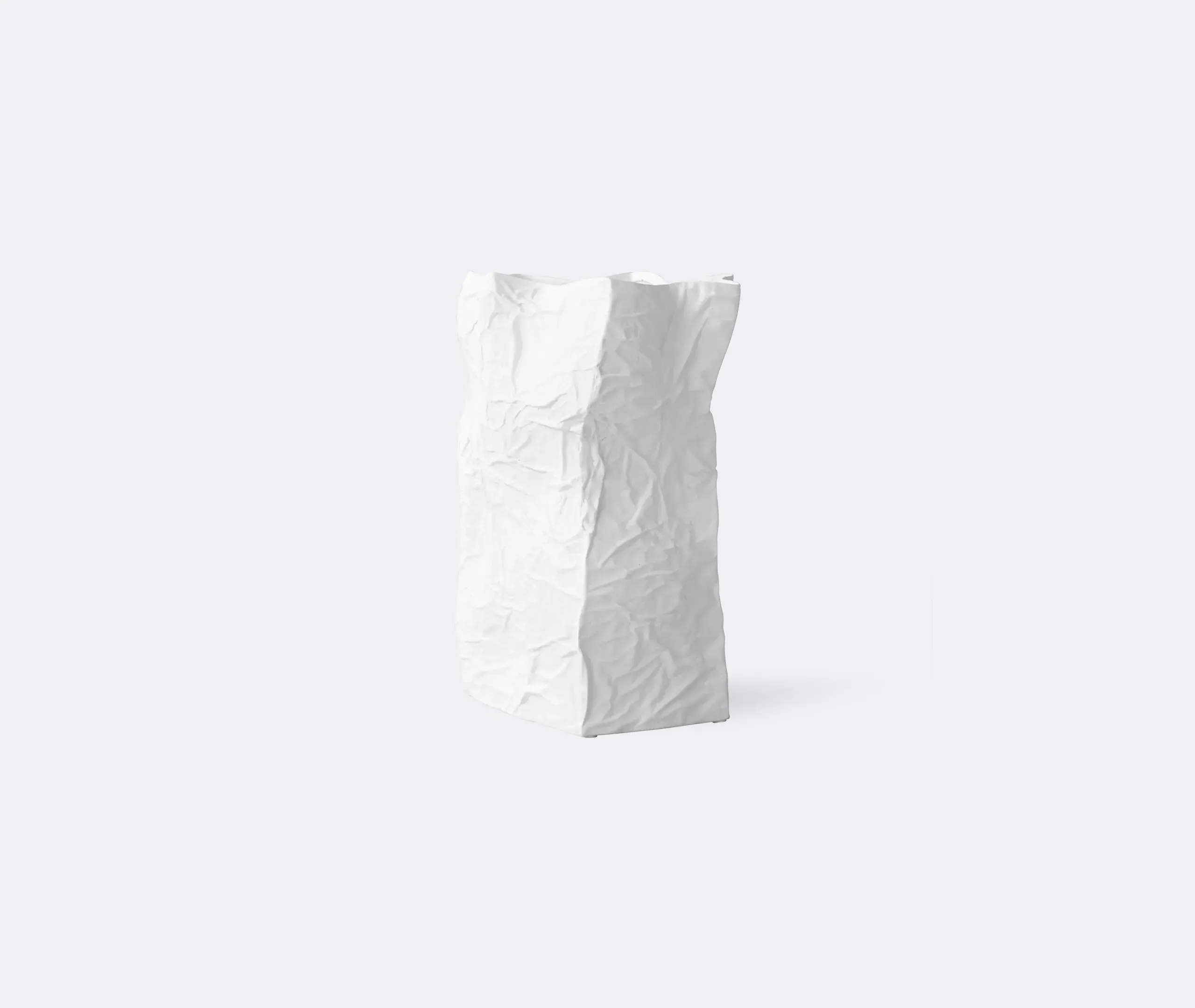 Big Vase with Textured Surface - Bone White, Ceramic